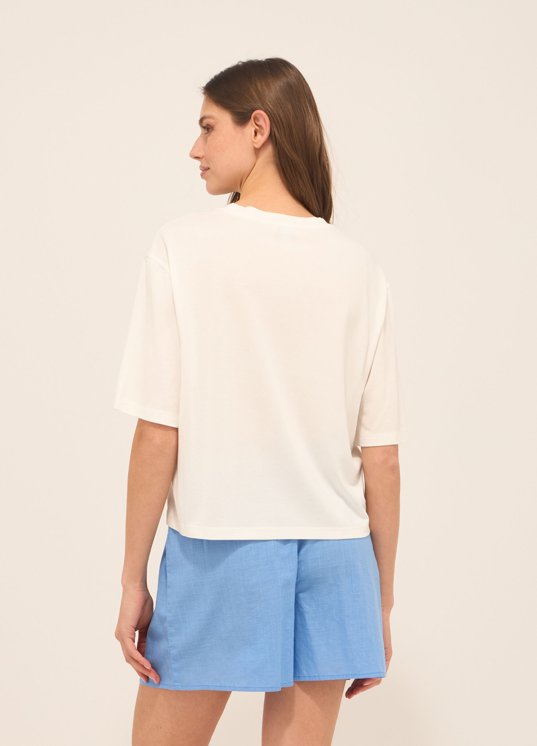 T-shirt misto viscosa donna_1