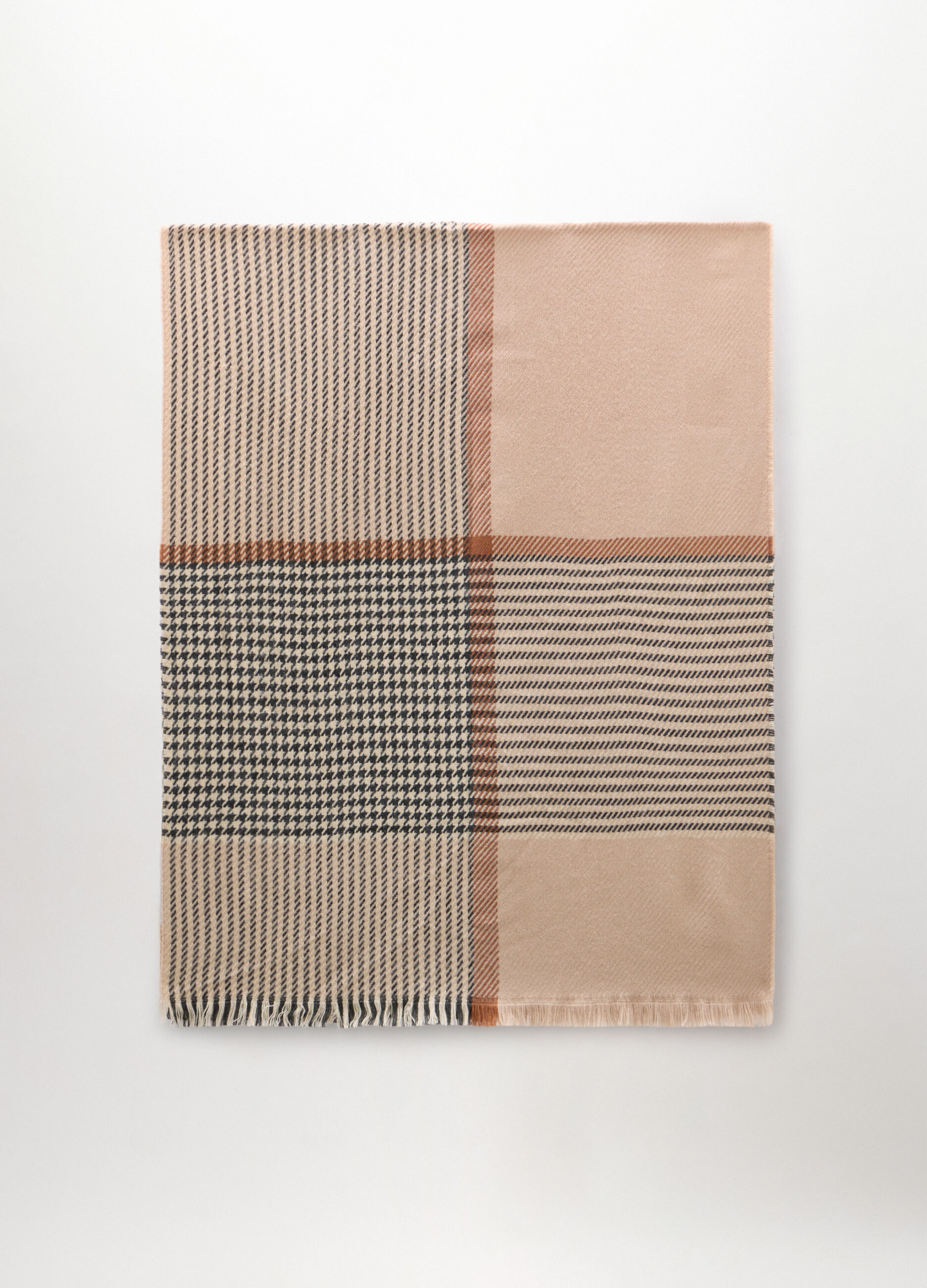 Sciarpa a quadri donna_0