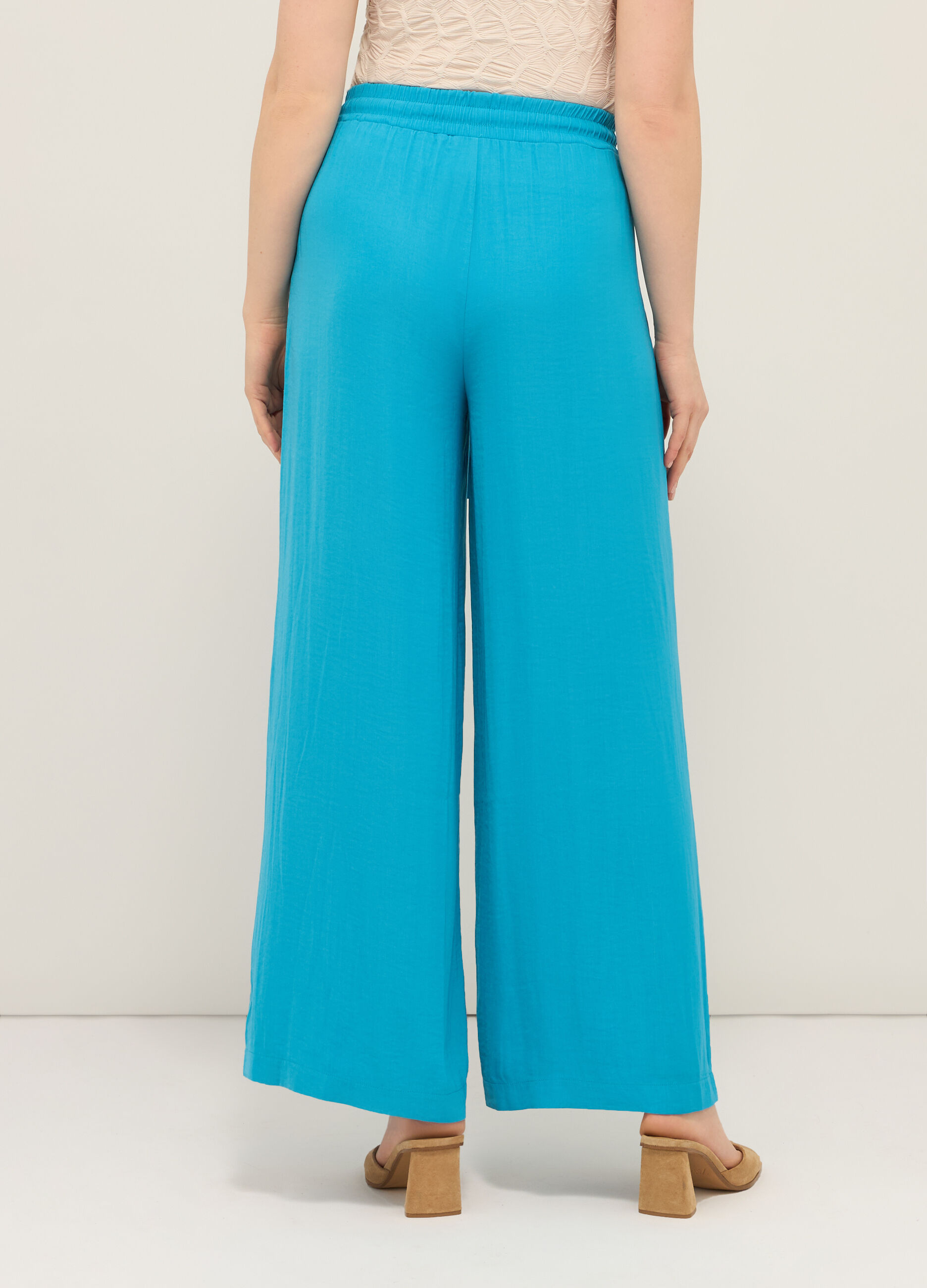 Pantaloni wide leg donna_1