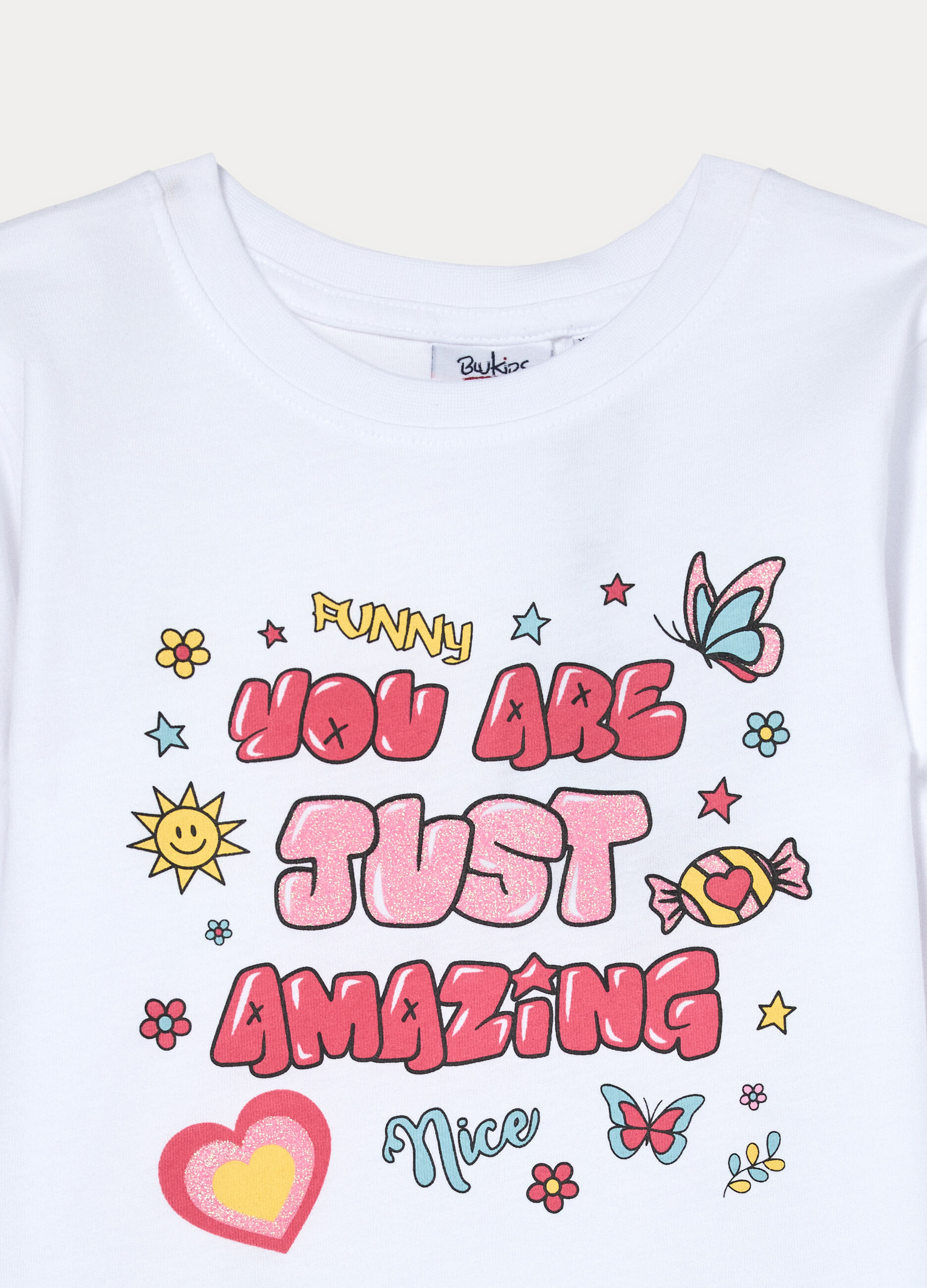 T-shirt in jersey di puro cotone bambina_2