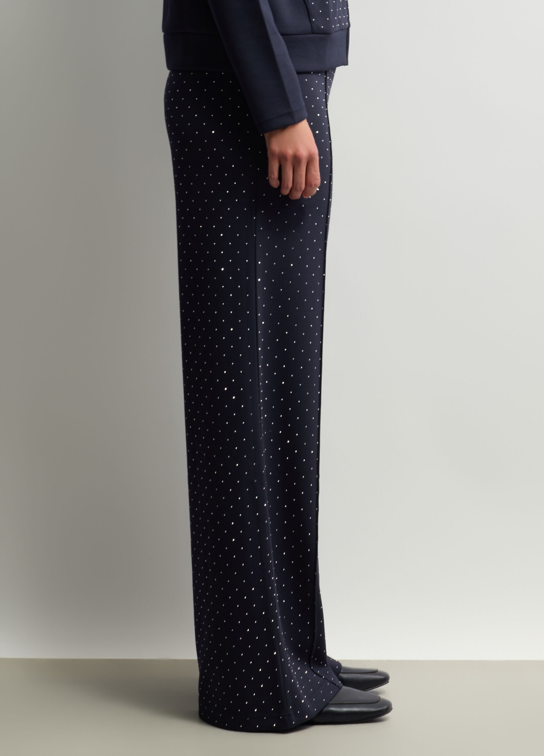 Pantaloni Wide Leg misto modal stretch donna_1