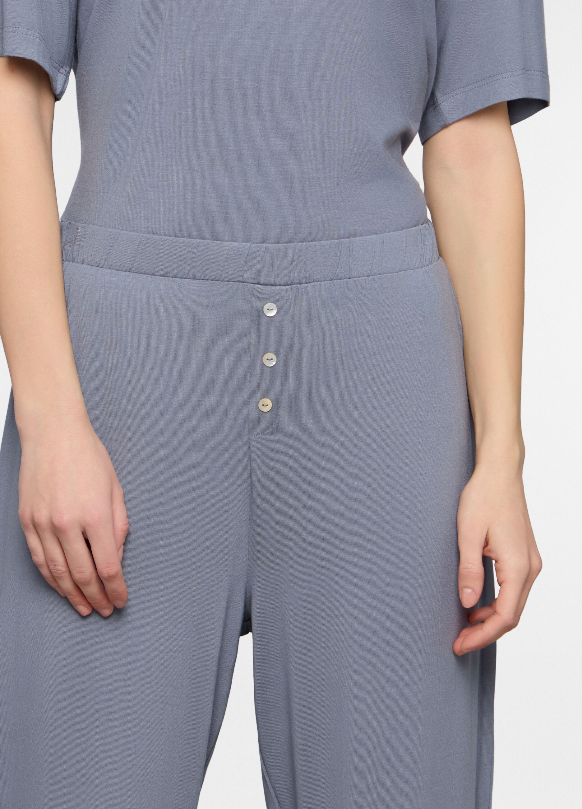 Pantaloni in jersey stretch donna_2