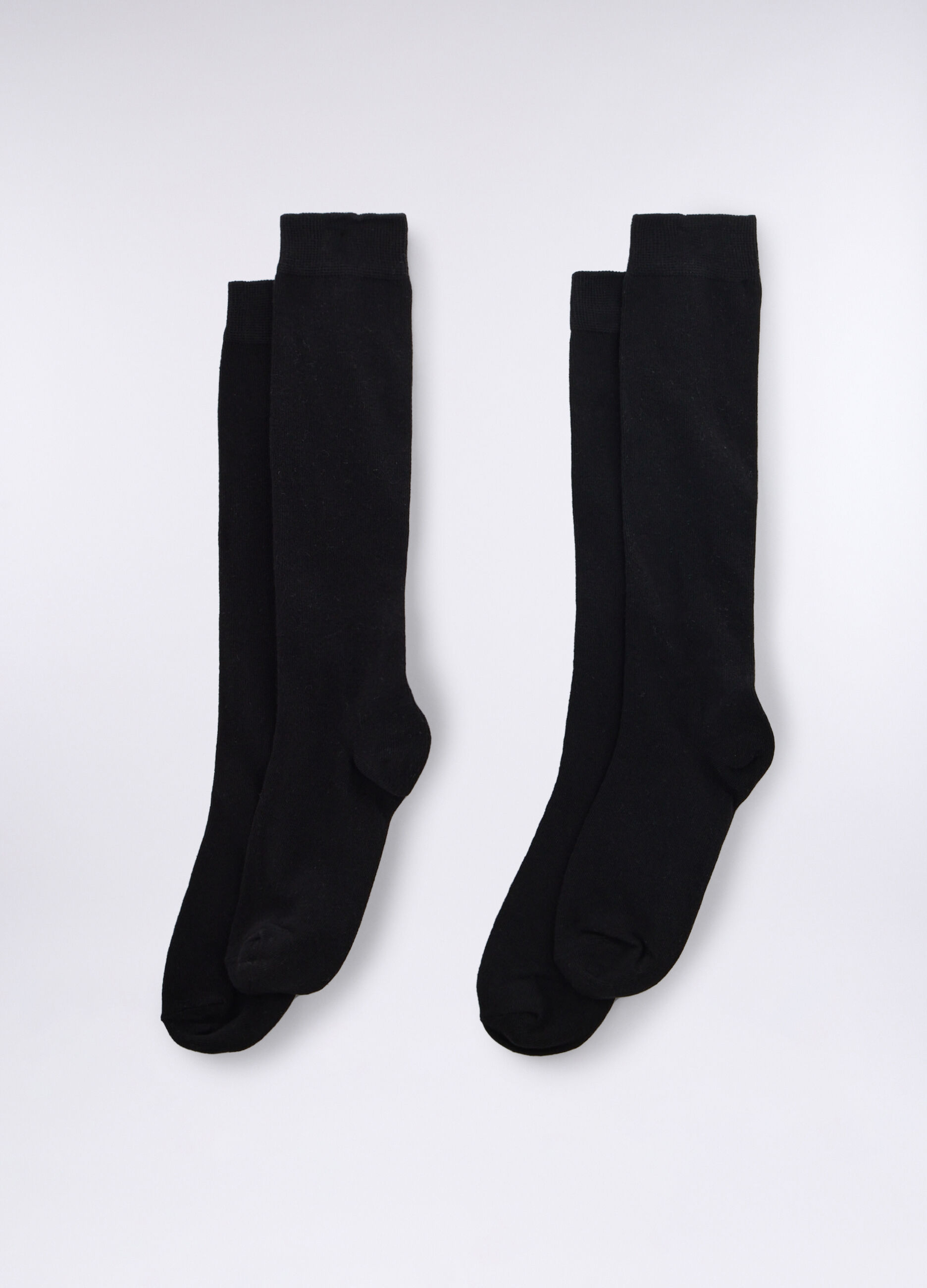 Pack 2 calze lunghe in cotone stretch donna_0