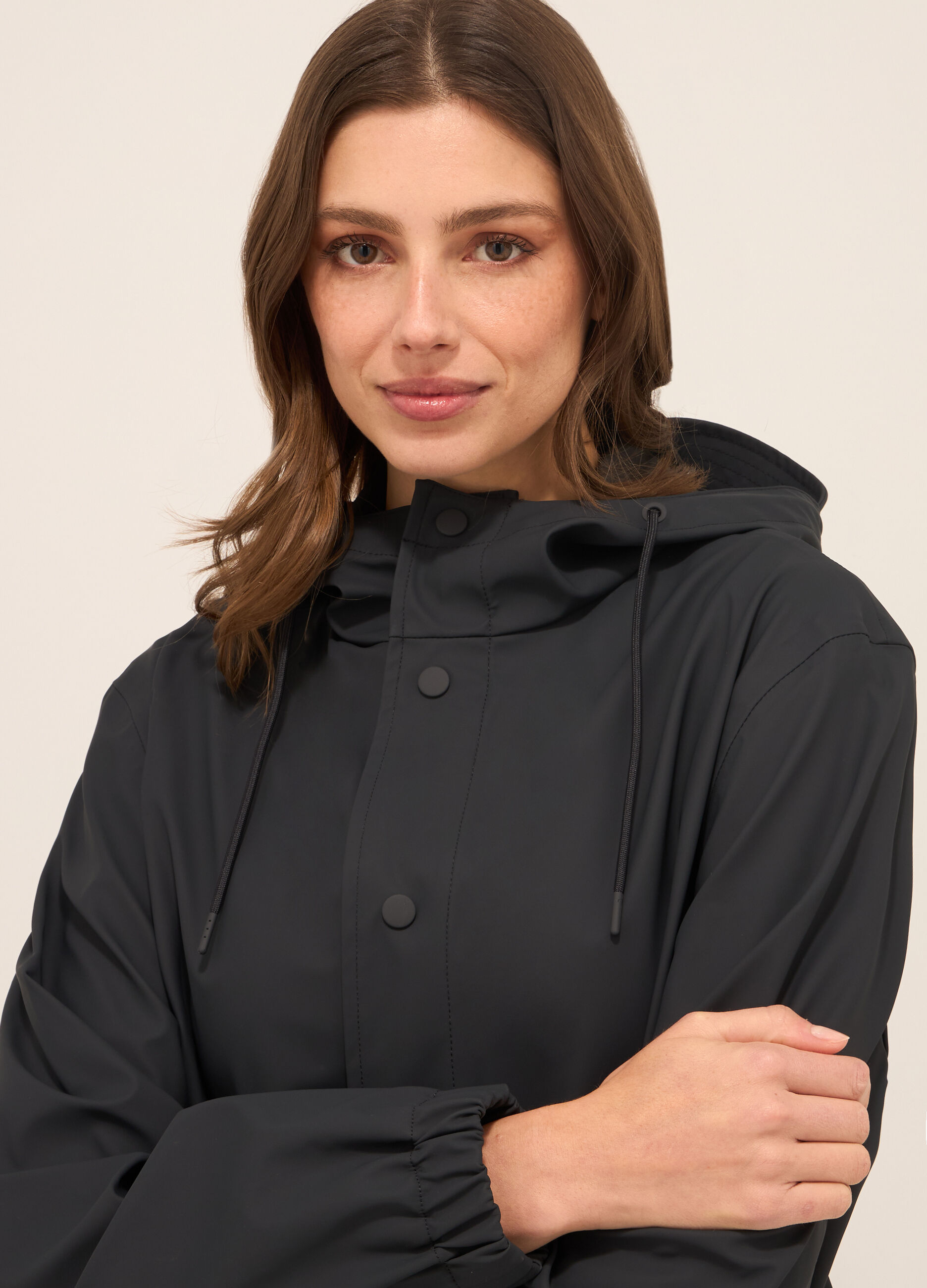 Parka antipioggia con cappuccio donna_2