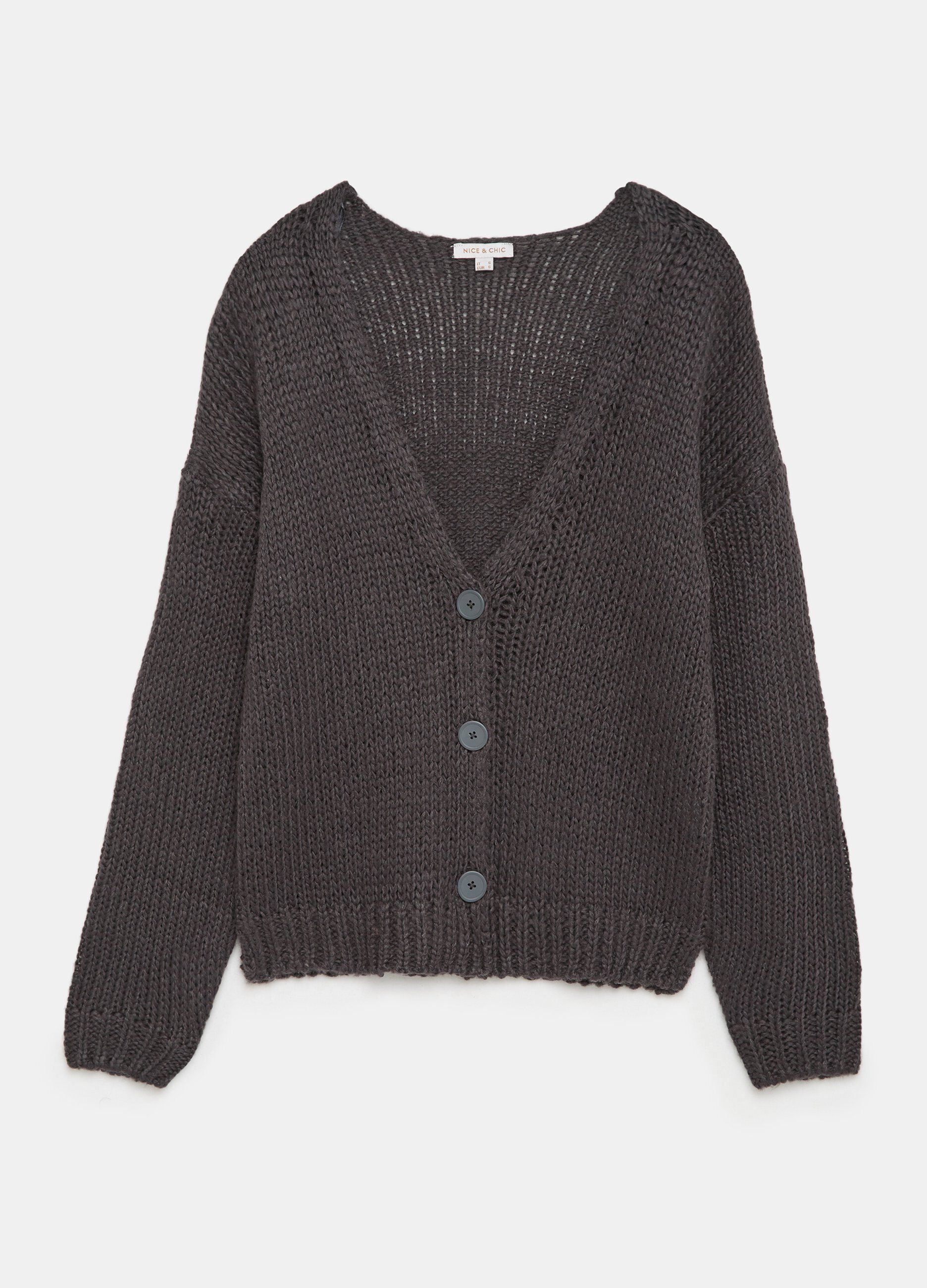Cardigan in tricot donna_0