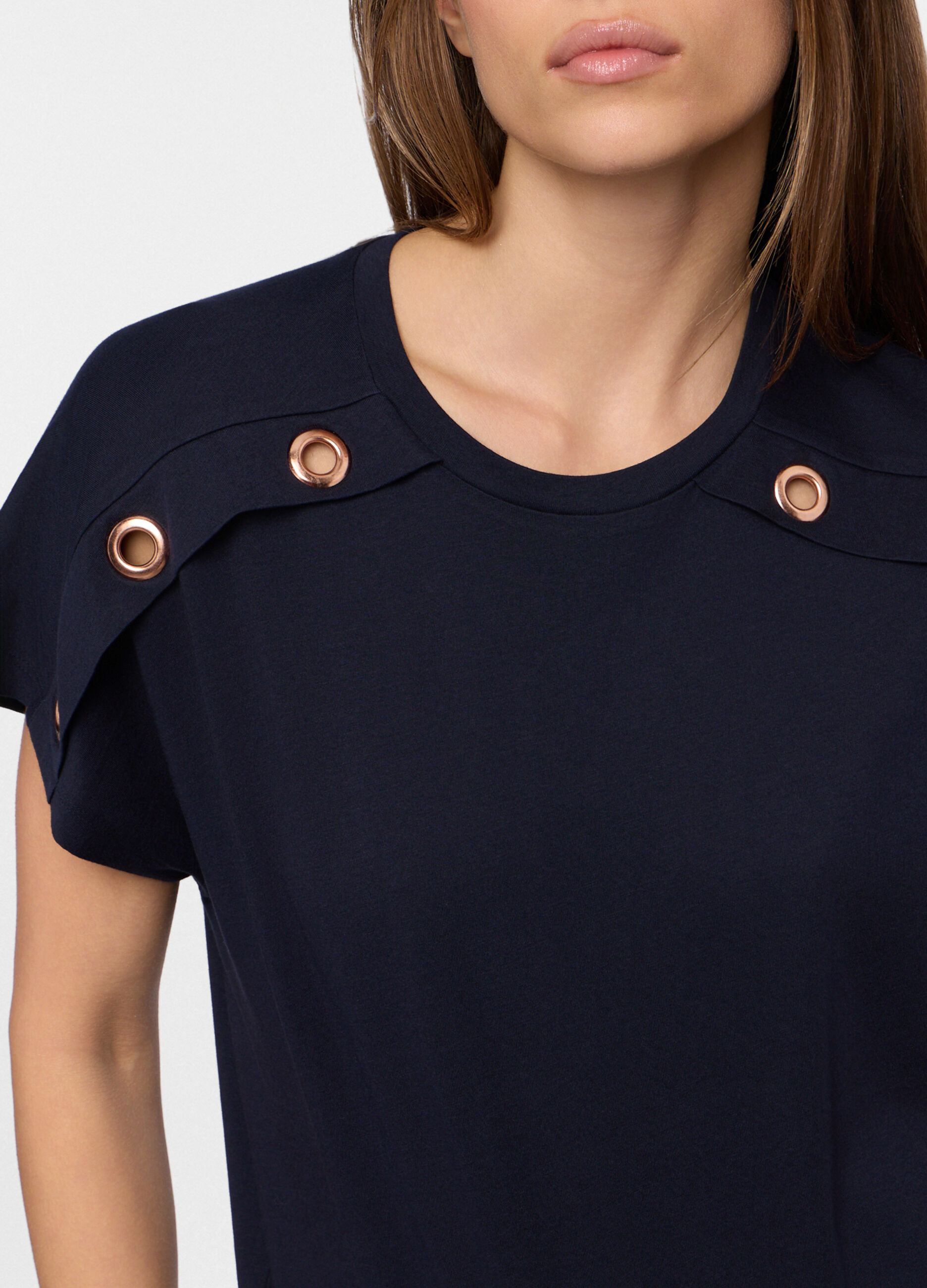 T-shirt girocollo donna_2