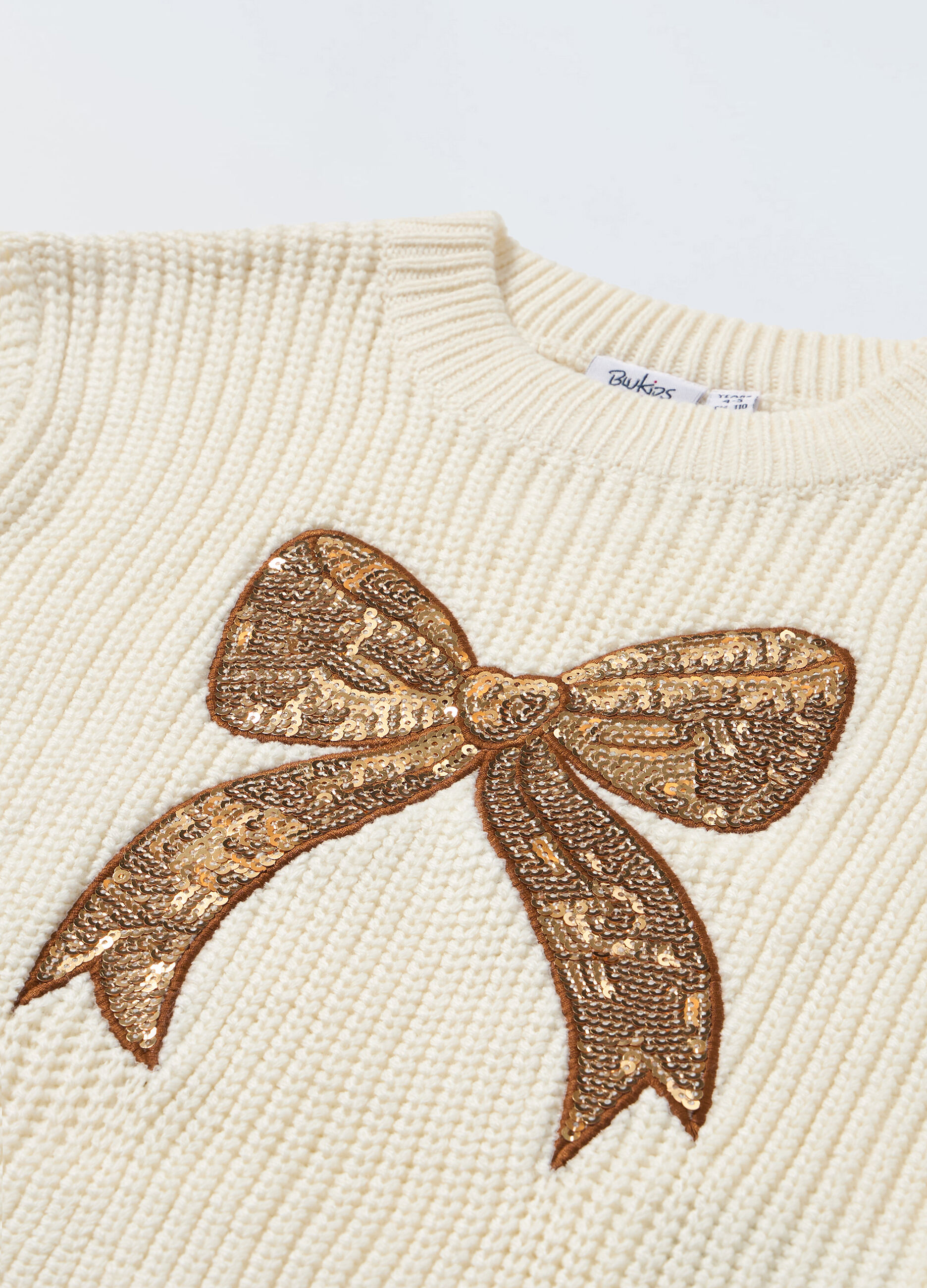 Girocollo con lavorazione tricot_1