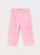 Pantaloni cargo in puro cotone neonata_0
