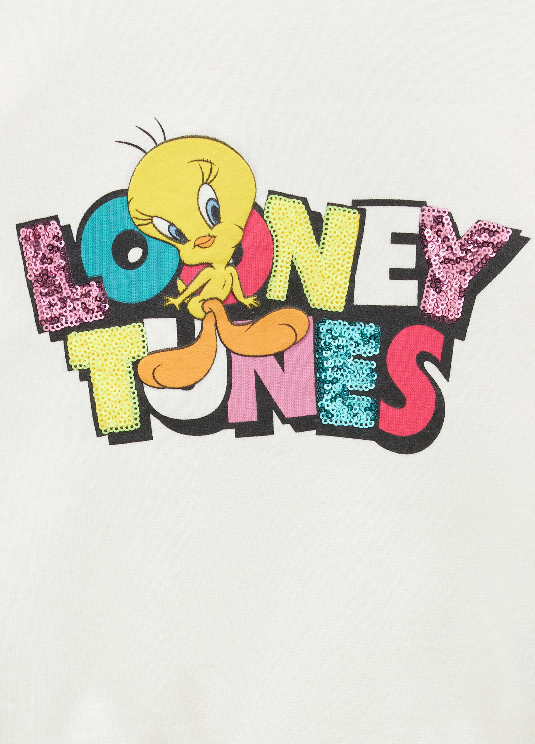 Felpa Looney Tunes con paillettes bambina