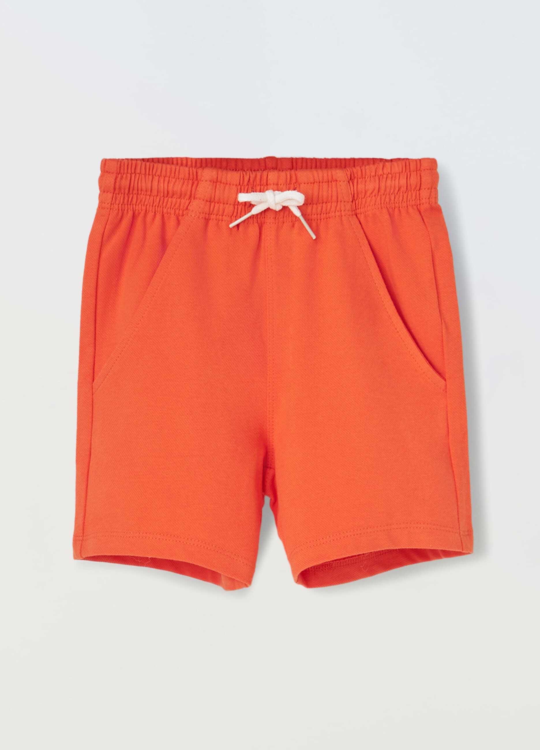 Bermuda in cotone stretch neonato_0