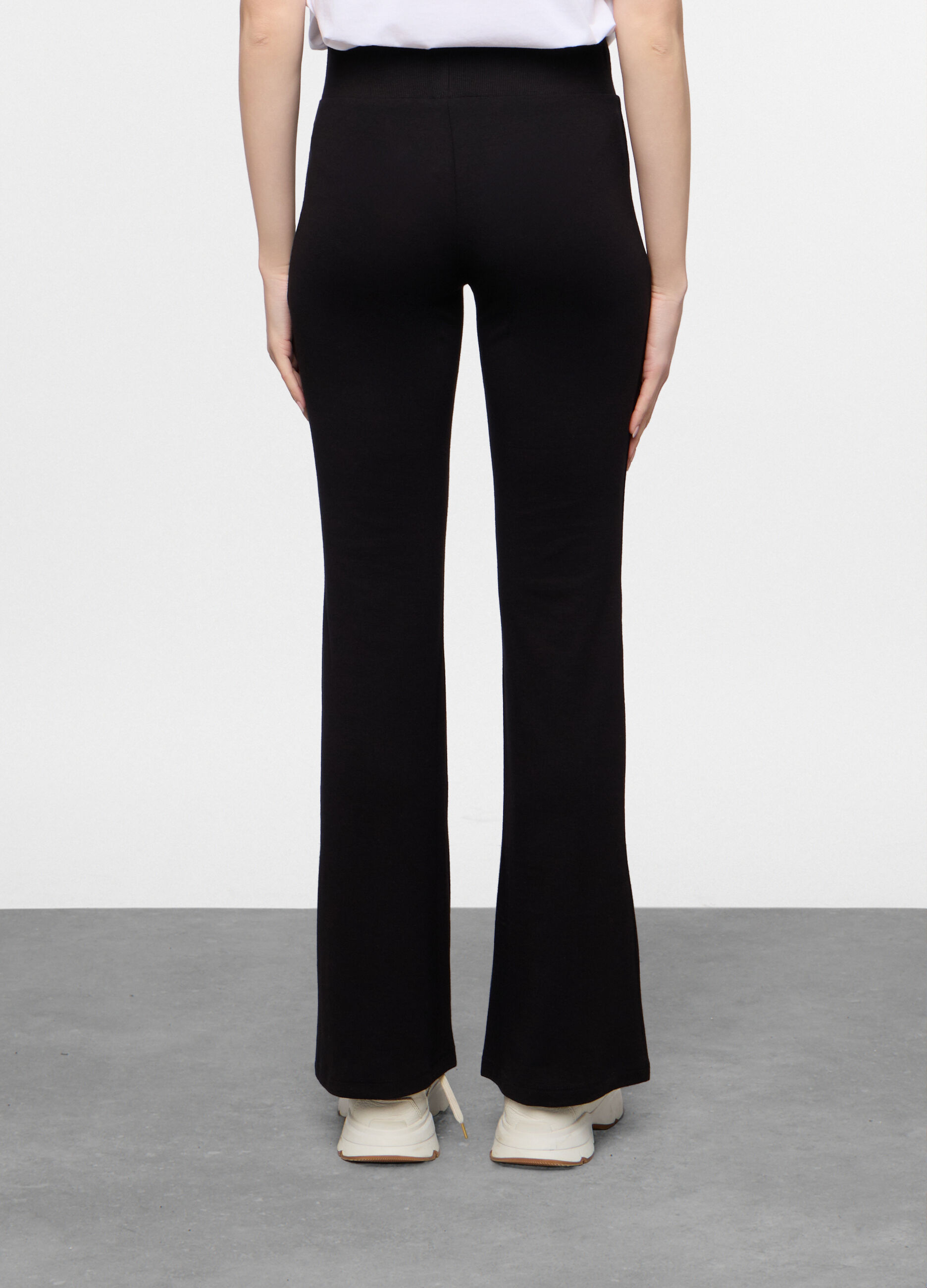 Leggings flare fit stretch donna_1