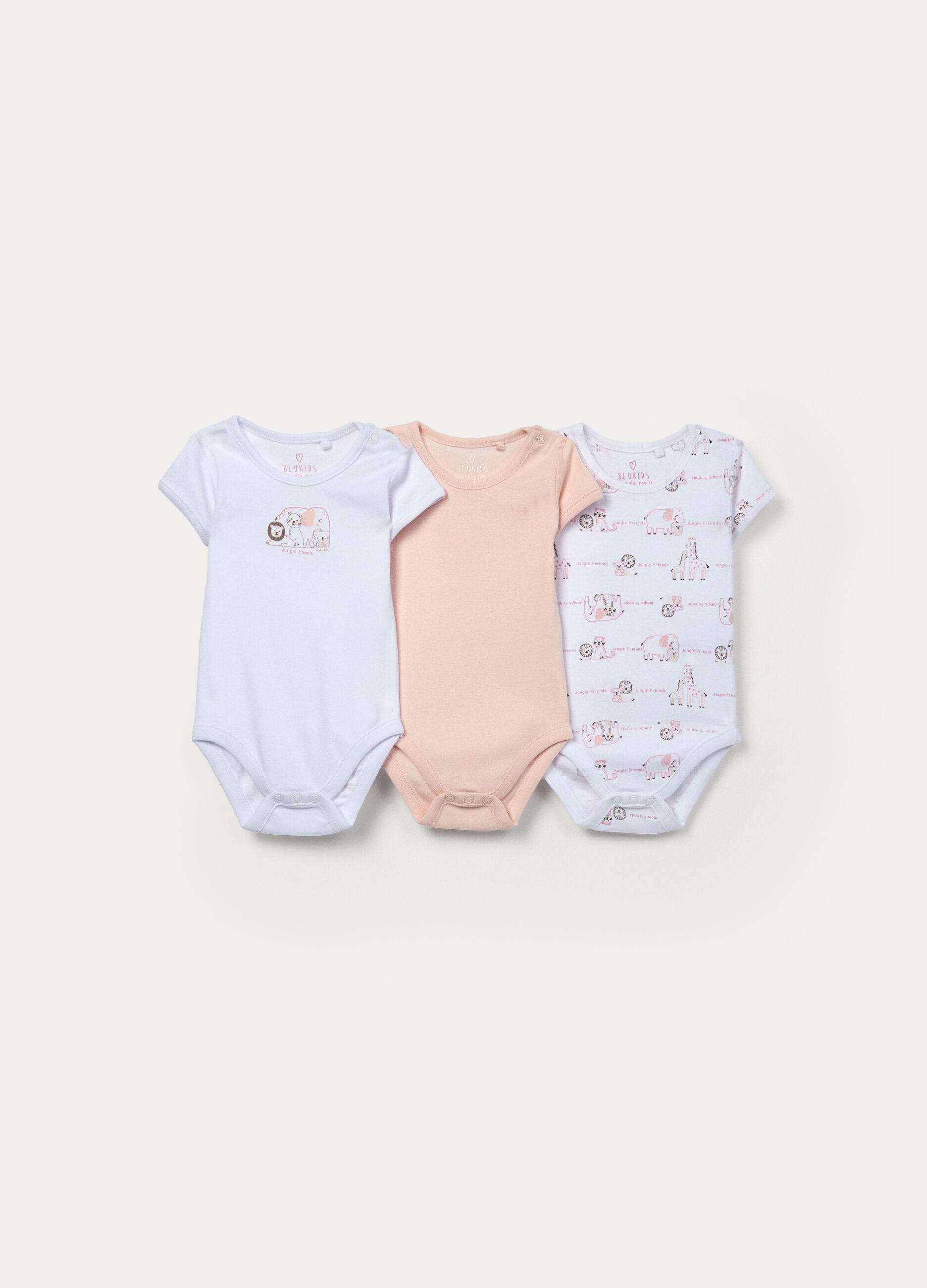 Pack 3 body in costina di puro cotone_0