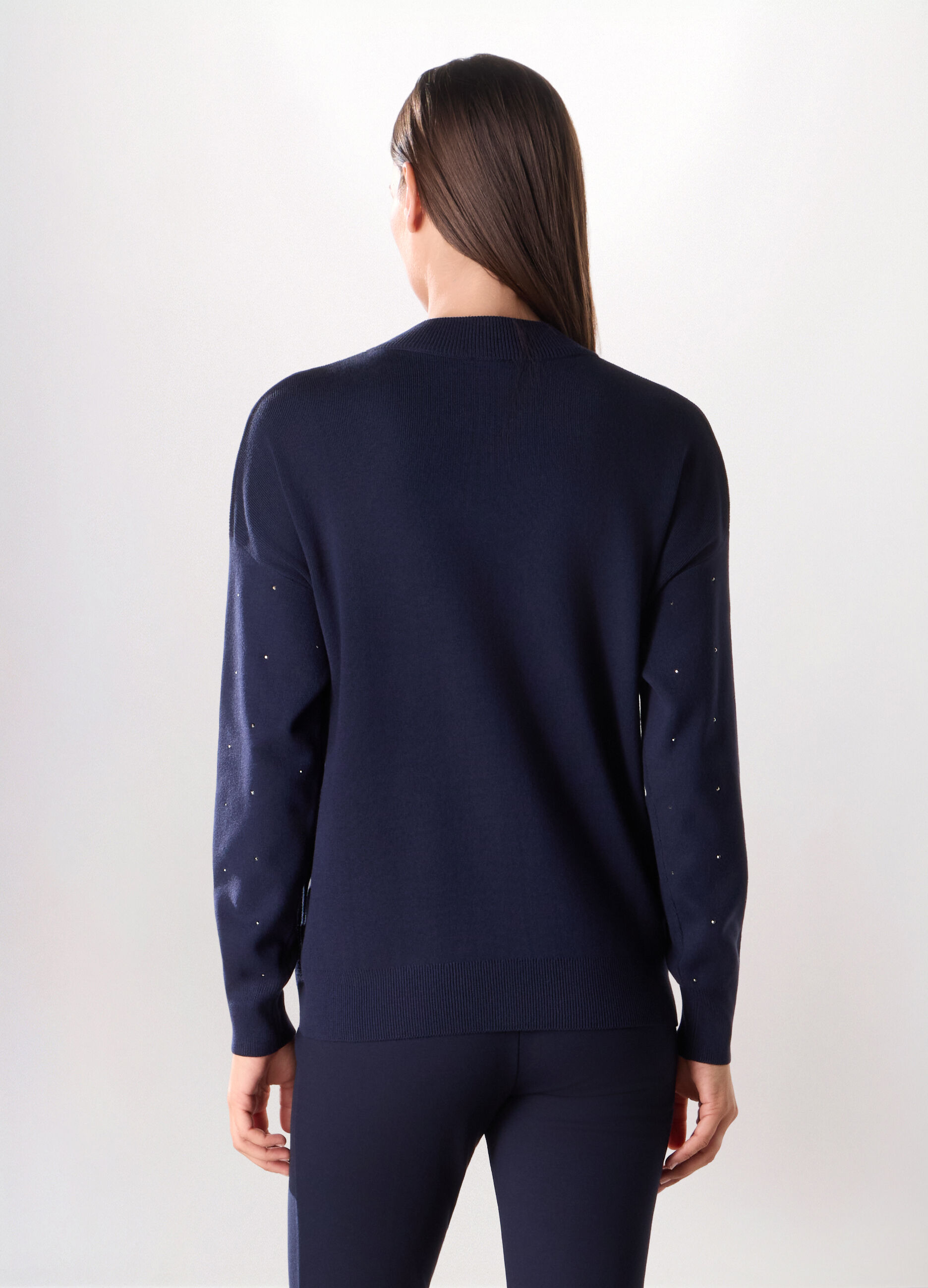 Cardigan misto viscosa donna_1
