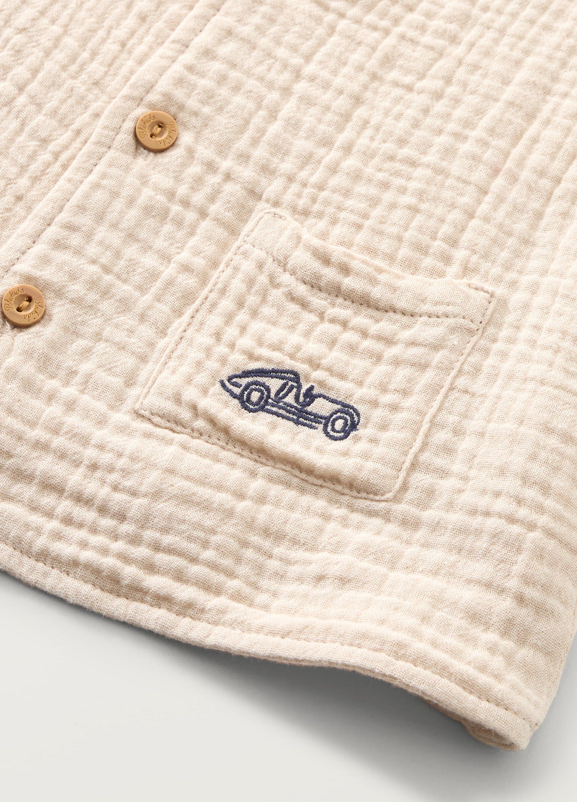 Gilet in puro cotone neonato_1