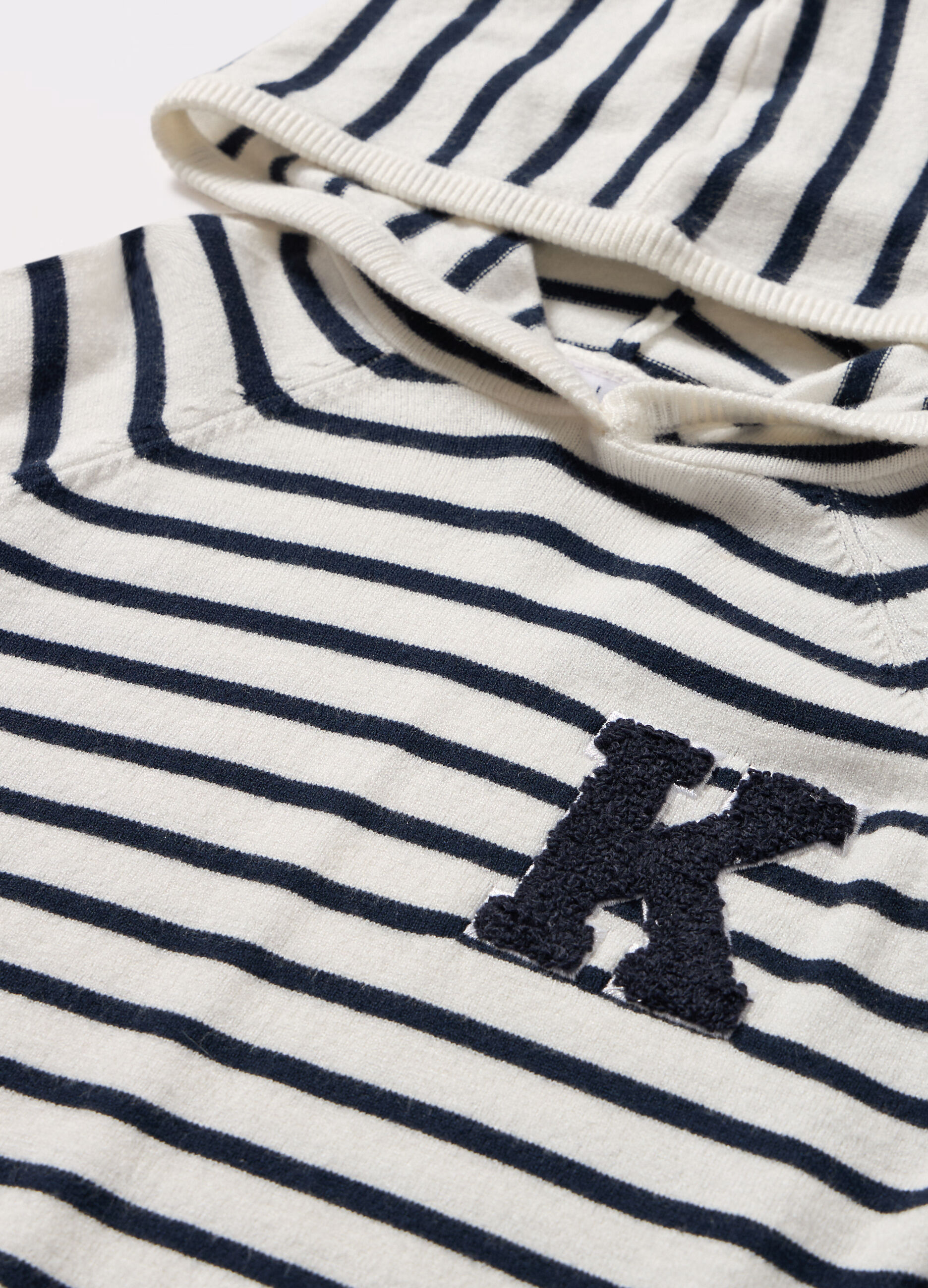 Tricot con cappuccio misto viscosa bambino_1