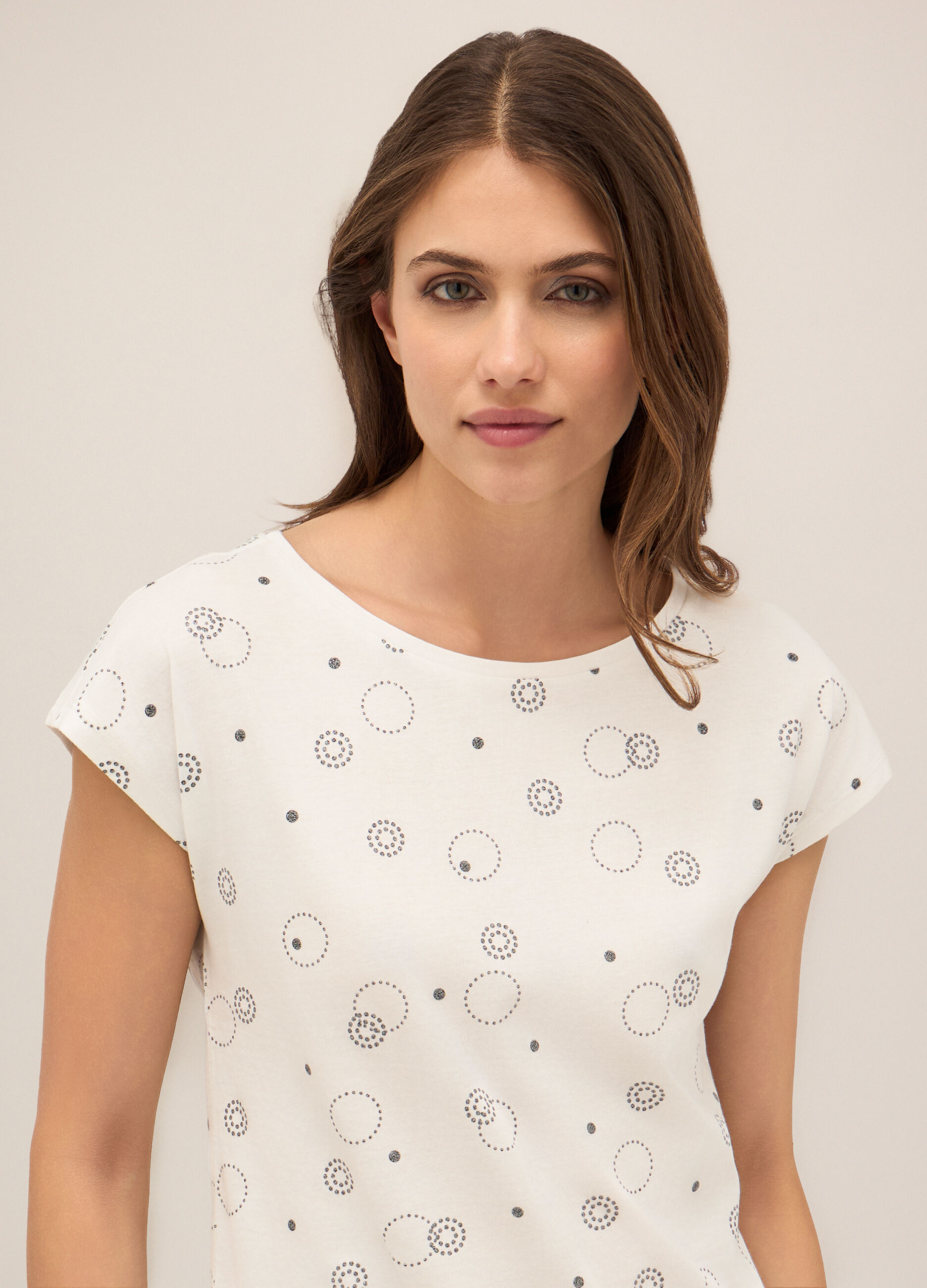 T-shirt in puro cotone donna_2