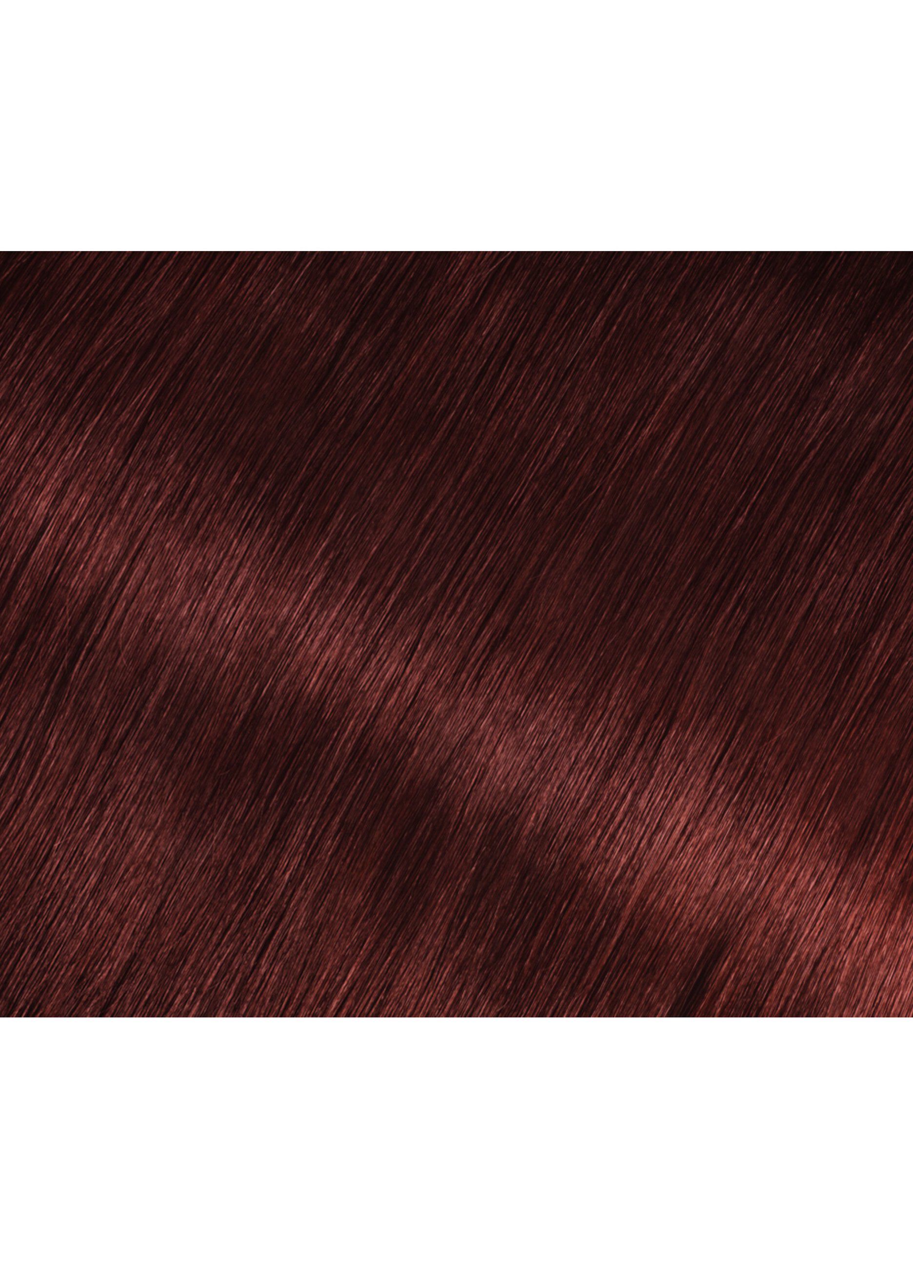 Garnier Tinta Capelli Olia, Colorazione permanente senza ammoniaca, copre il 100% dei capelli bianchi, Con oli di fiori di origine naturale, Mogano (5.5)._1