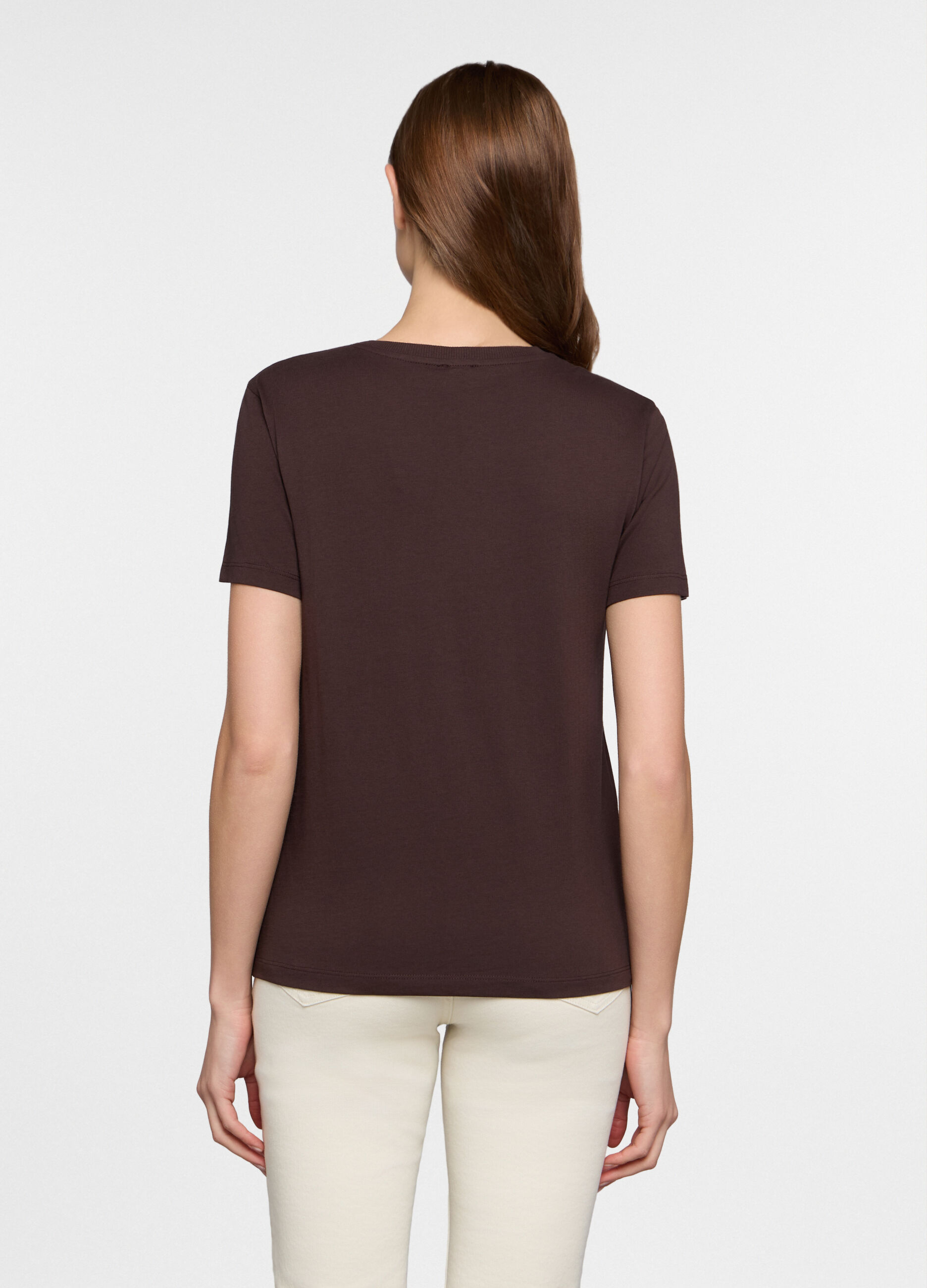 T-shirt girocollo donna _1