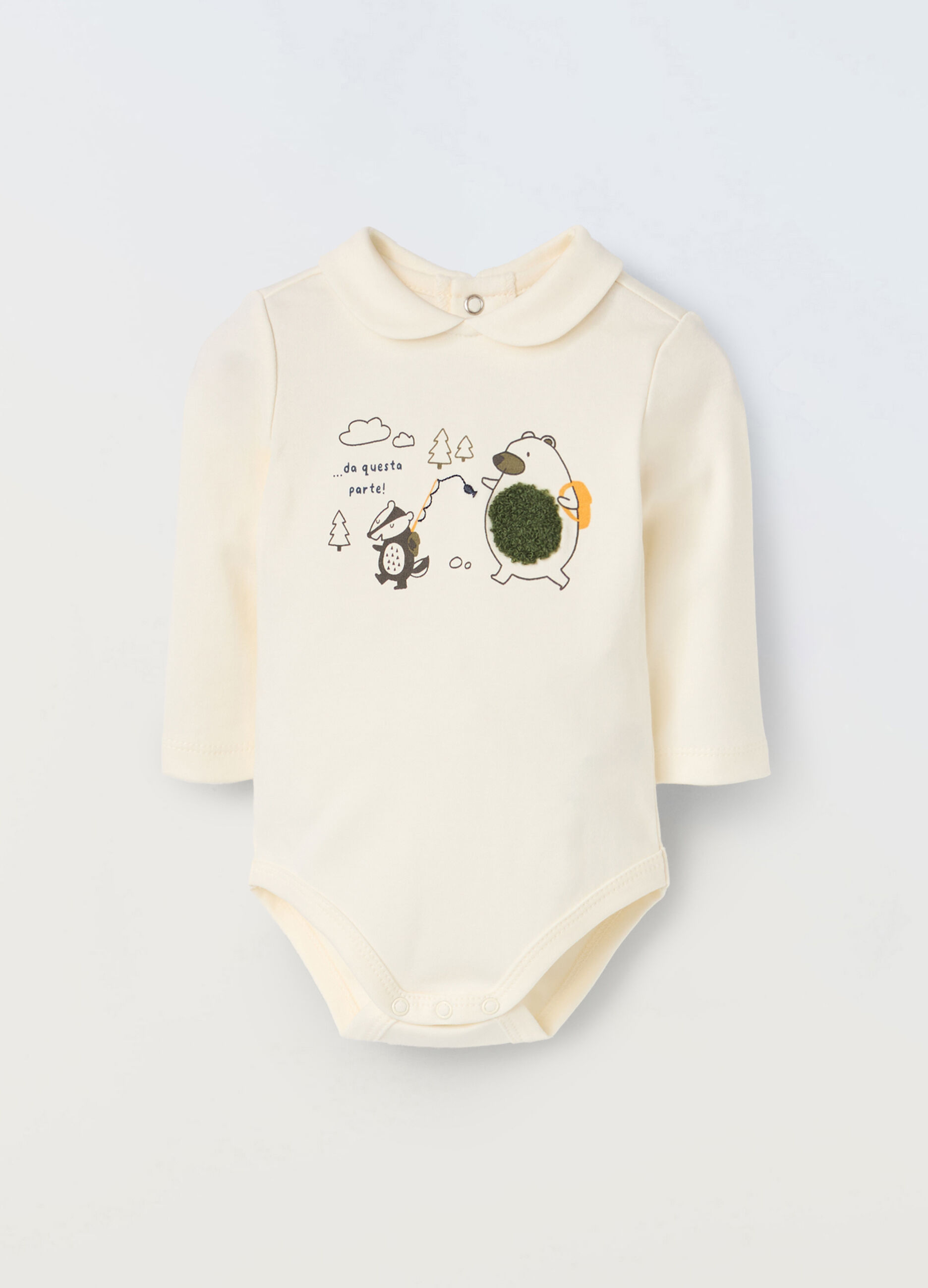 Body in puro cotone neonato_0