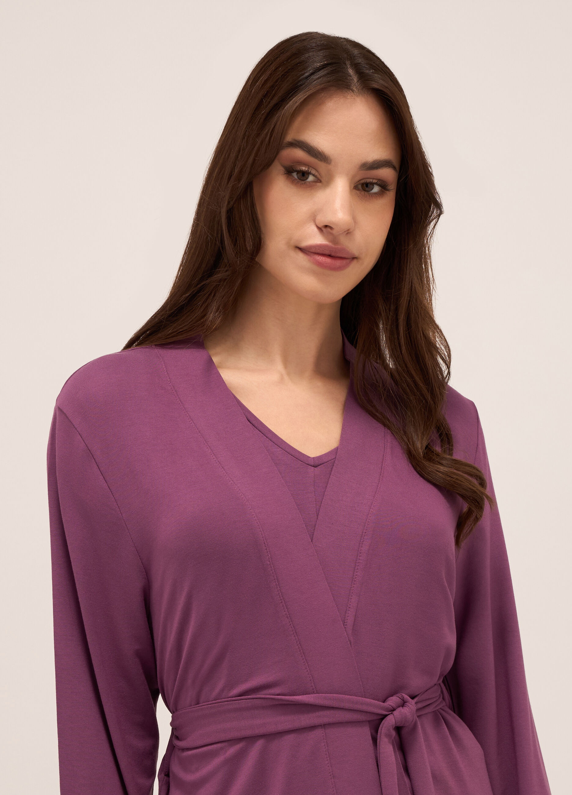 Vestaglia in modal stretch donna_2