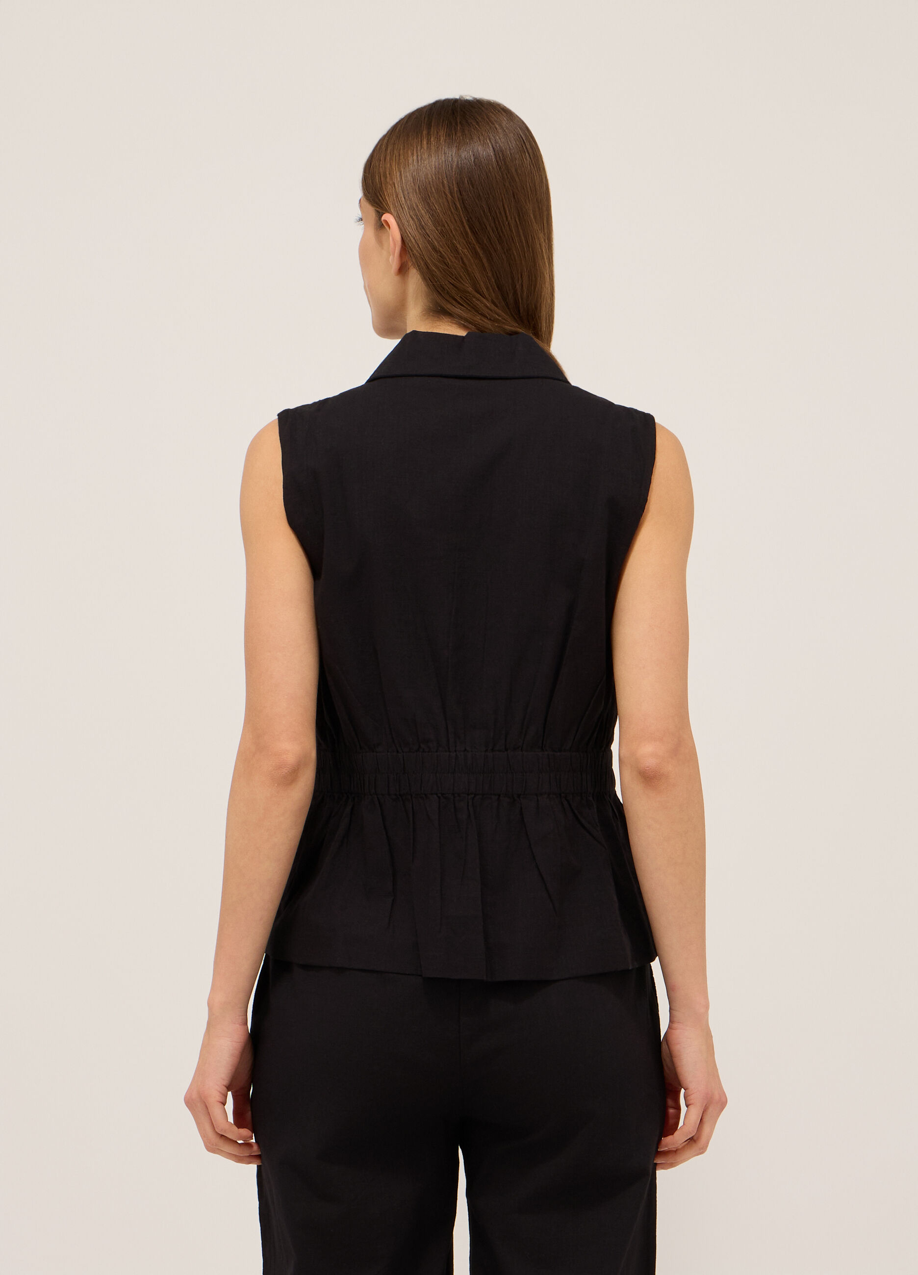 Gilet in puro cotone donna_1