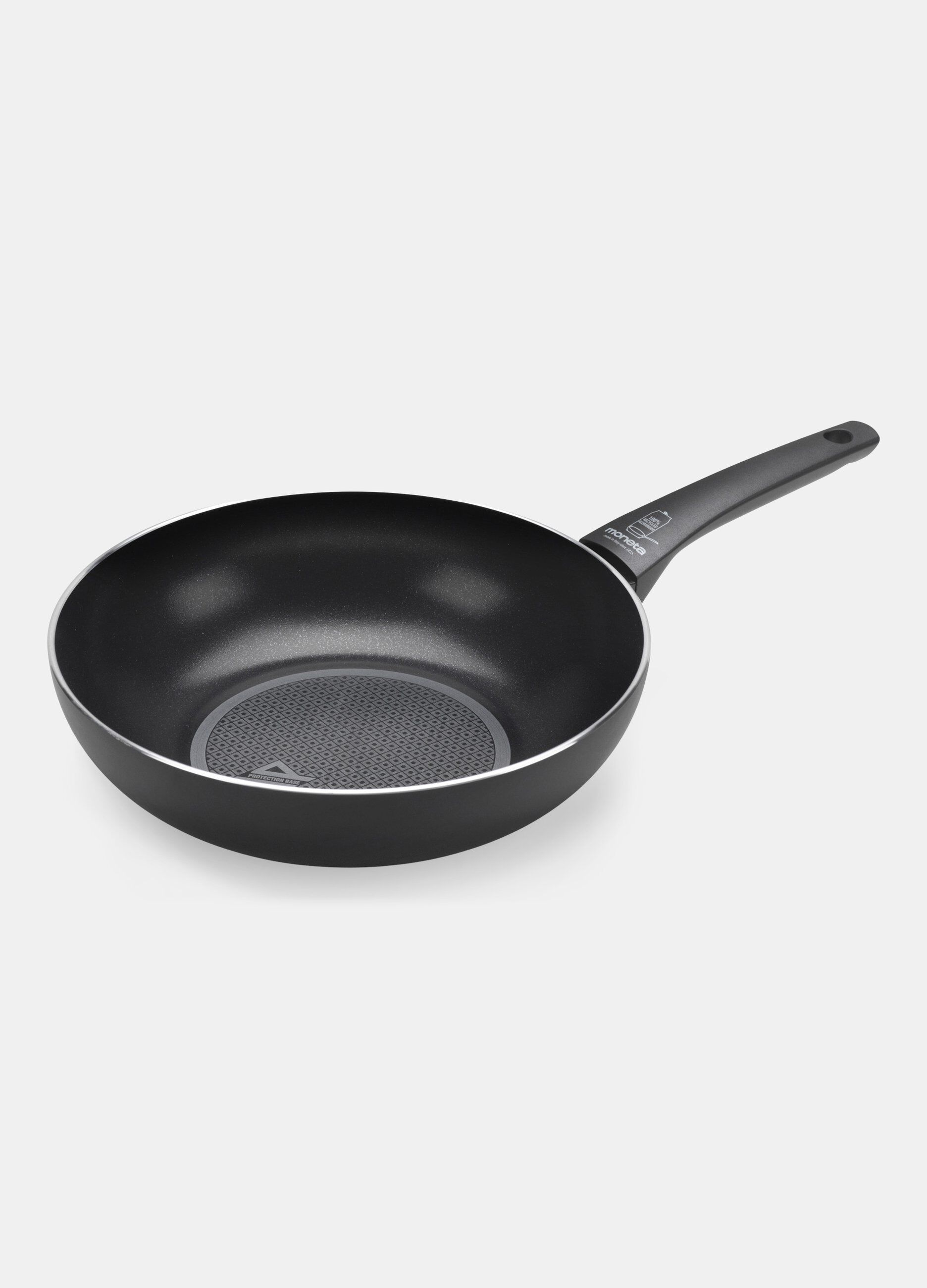Wok Recy 1 manico in alluminio 100% riciclato 28cm Made in Italy_0