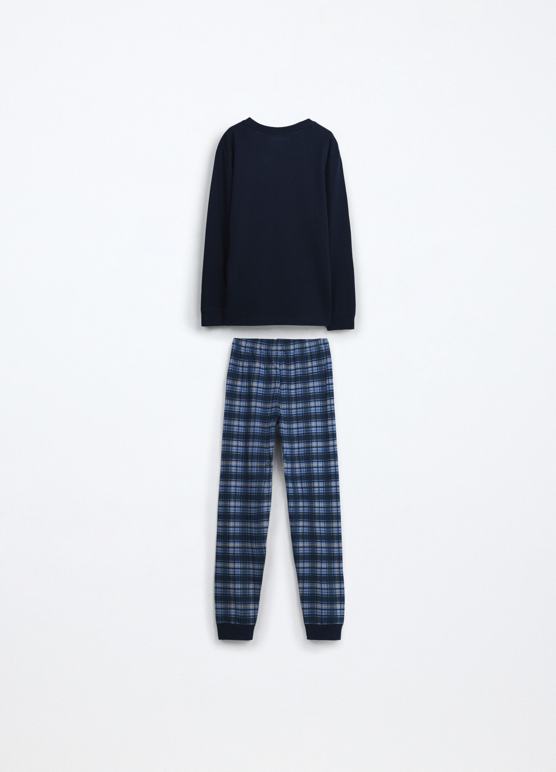 Set pigiama lungo in jersey di puro cotone ragazzo_1