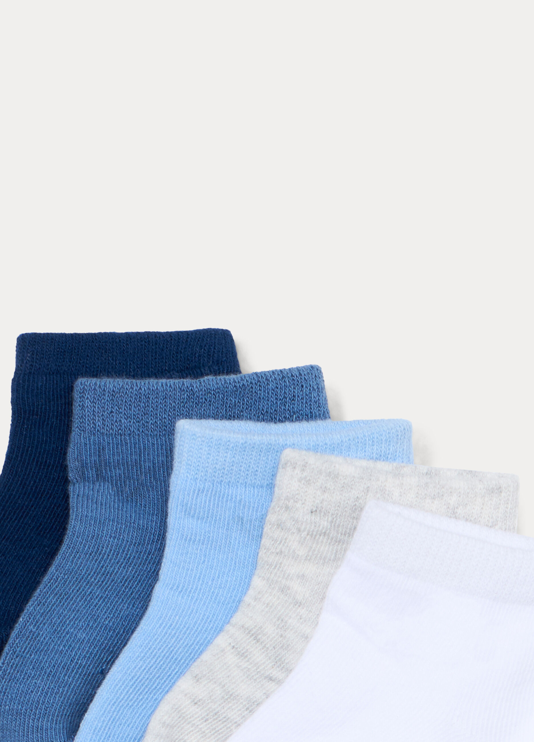 Pack 5 calze corte misto cotone _2