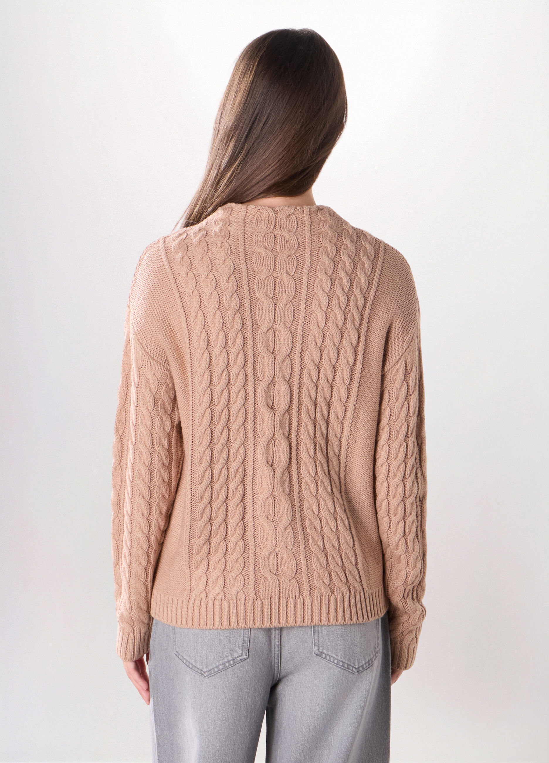 Tricot a treccia donna_1