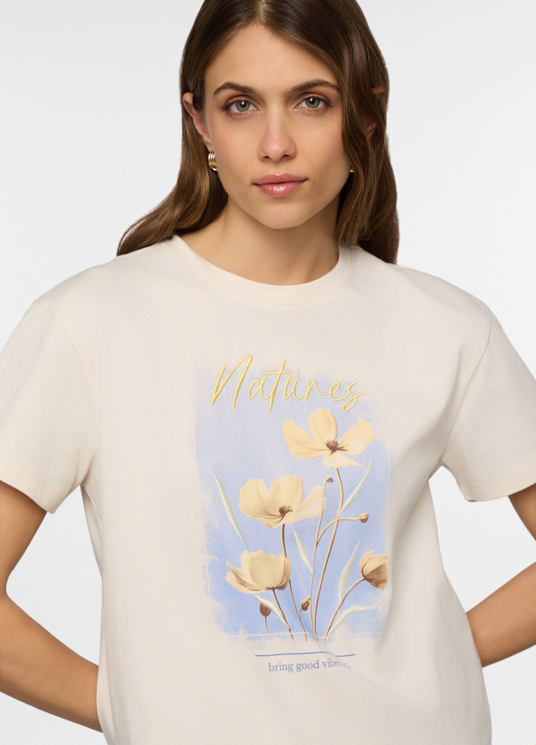 T-shirt girocollo donna_2