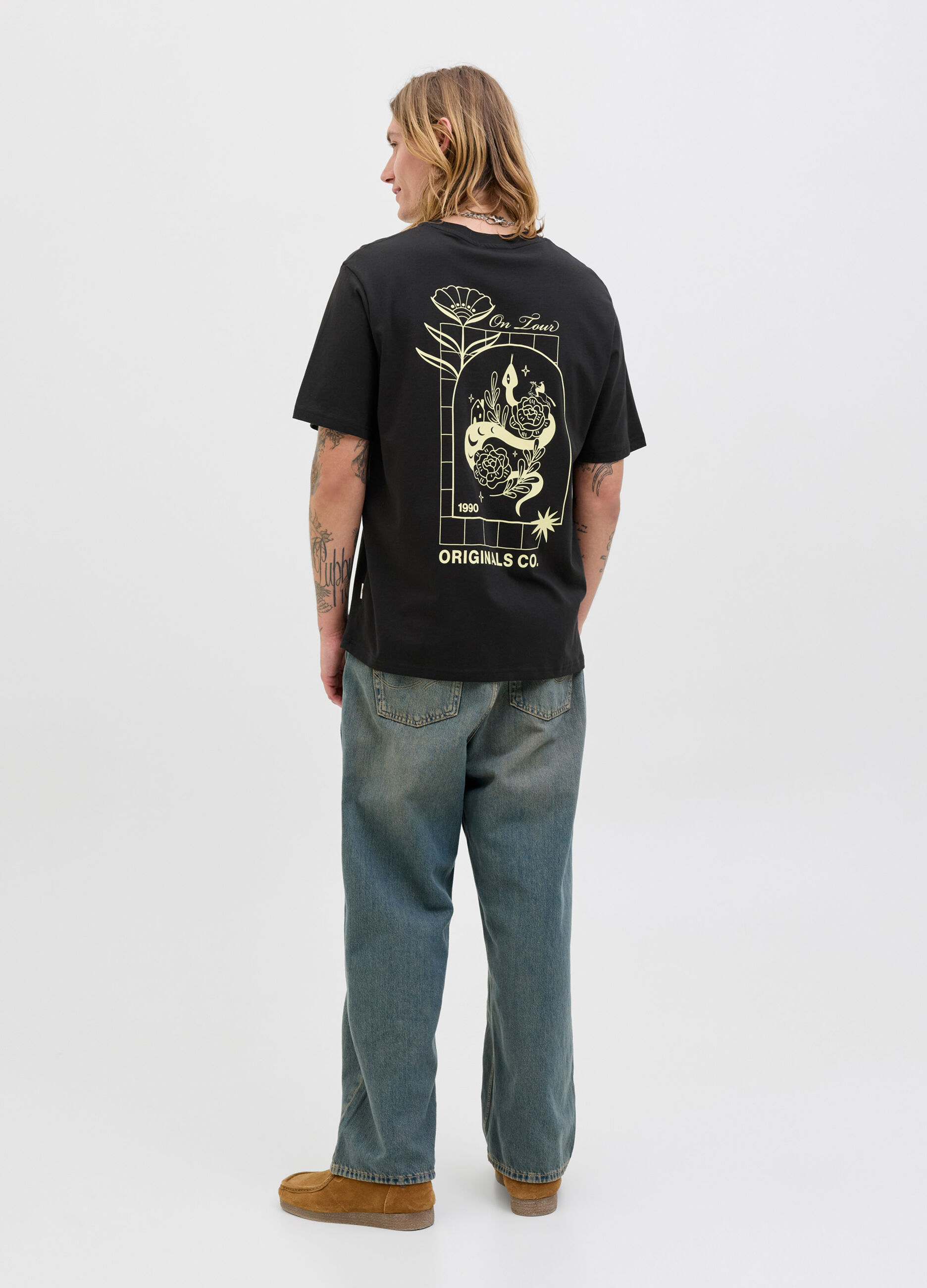 T-shirt girocollo loose fit uomo_2