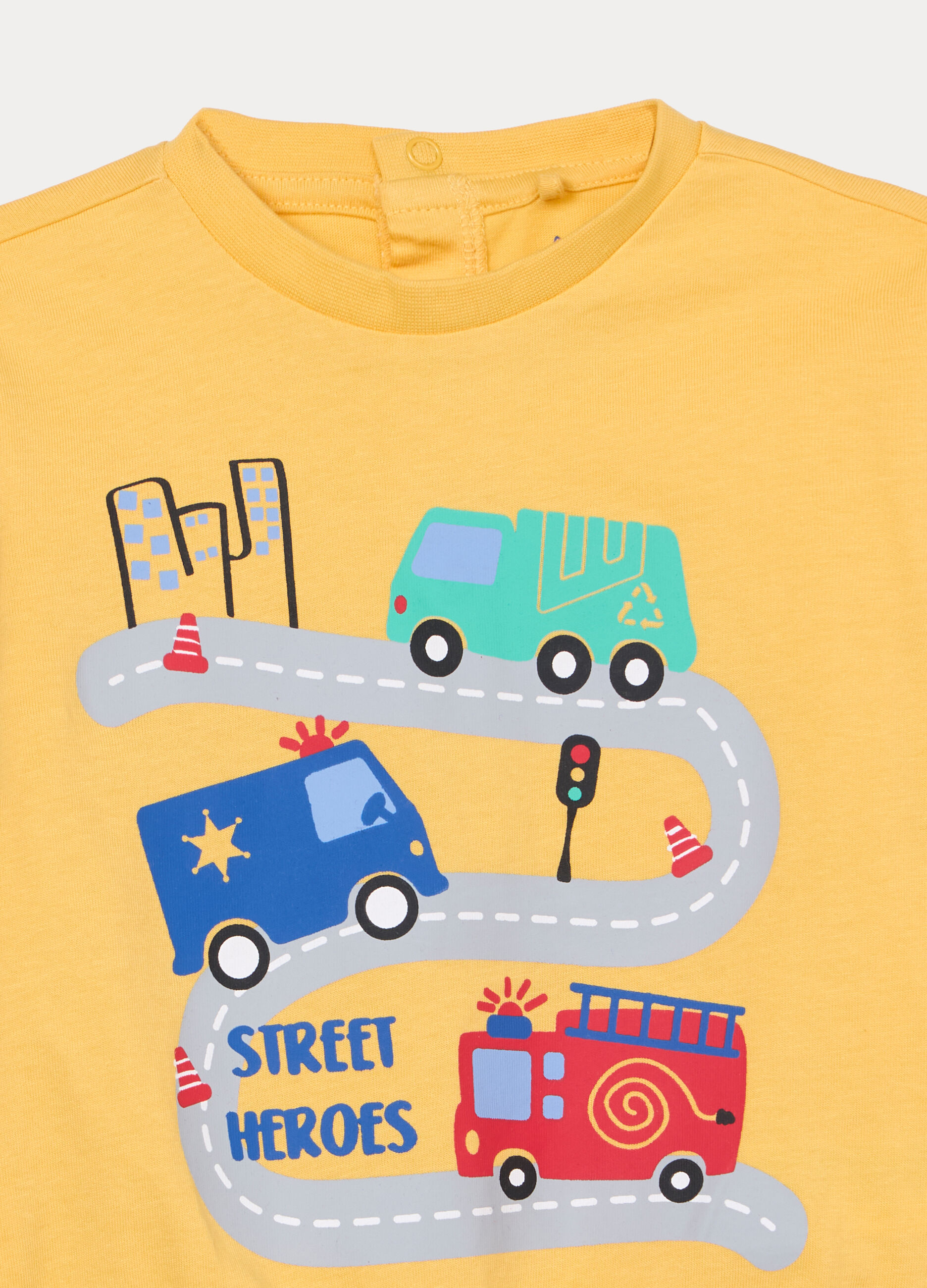 Set pigiama lungo in jersey di puro cotone _2