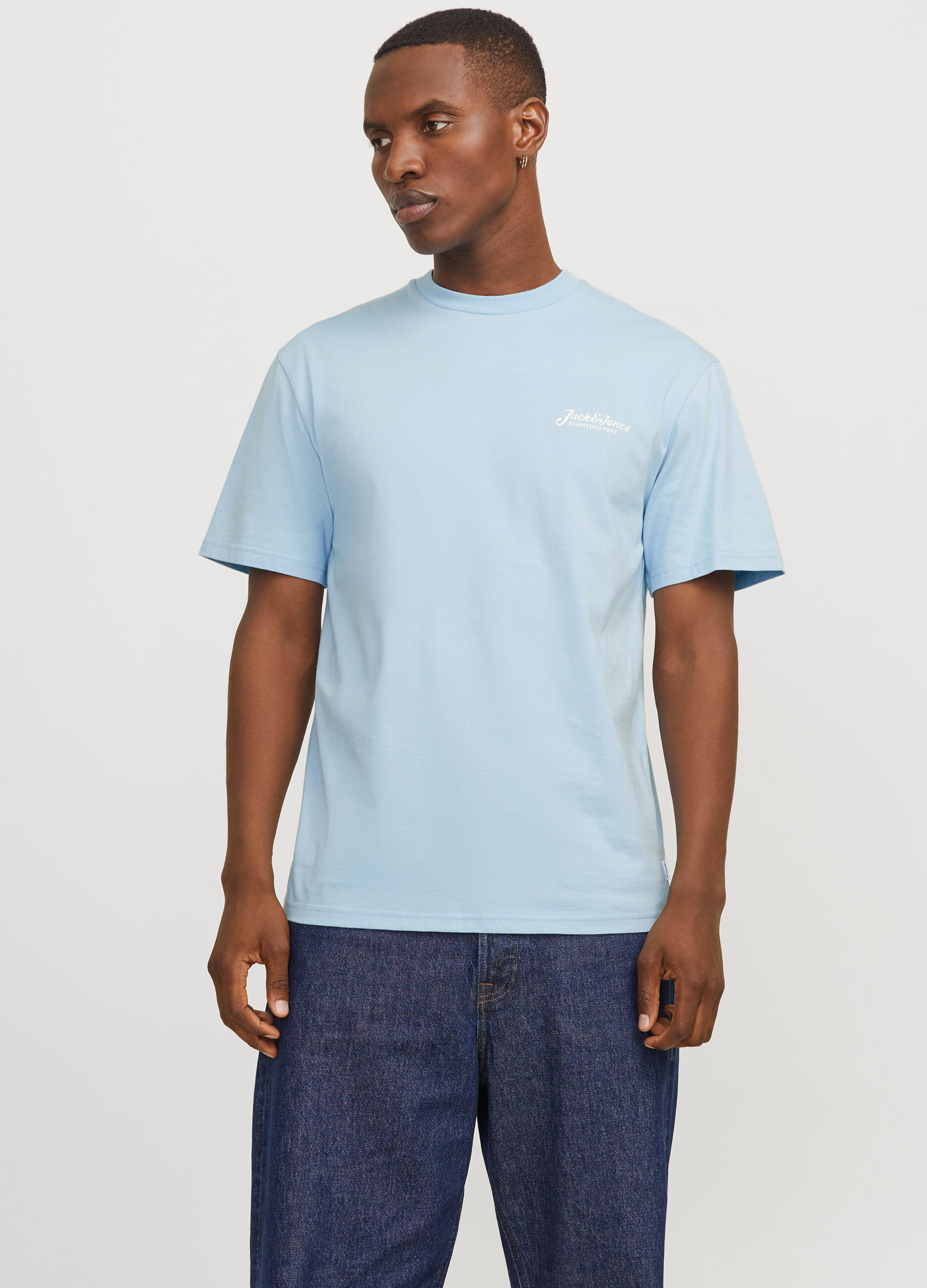 T-shirt girocollo con stampa uomo_2