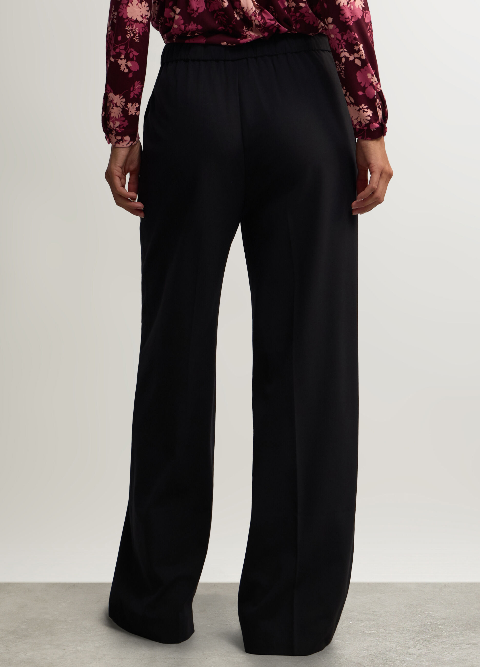 Pantaloni Straight Fit in poli-viscosa donna_2
