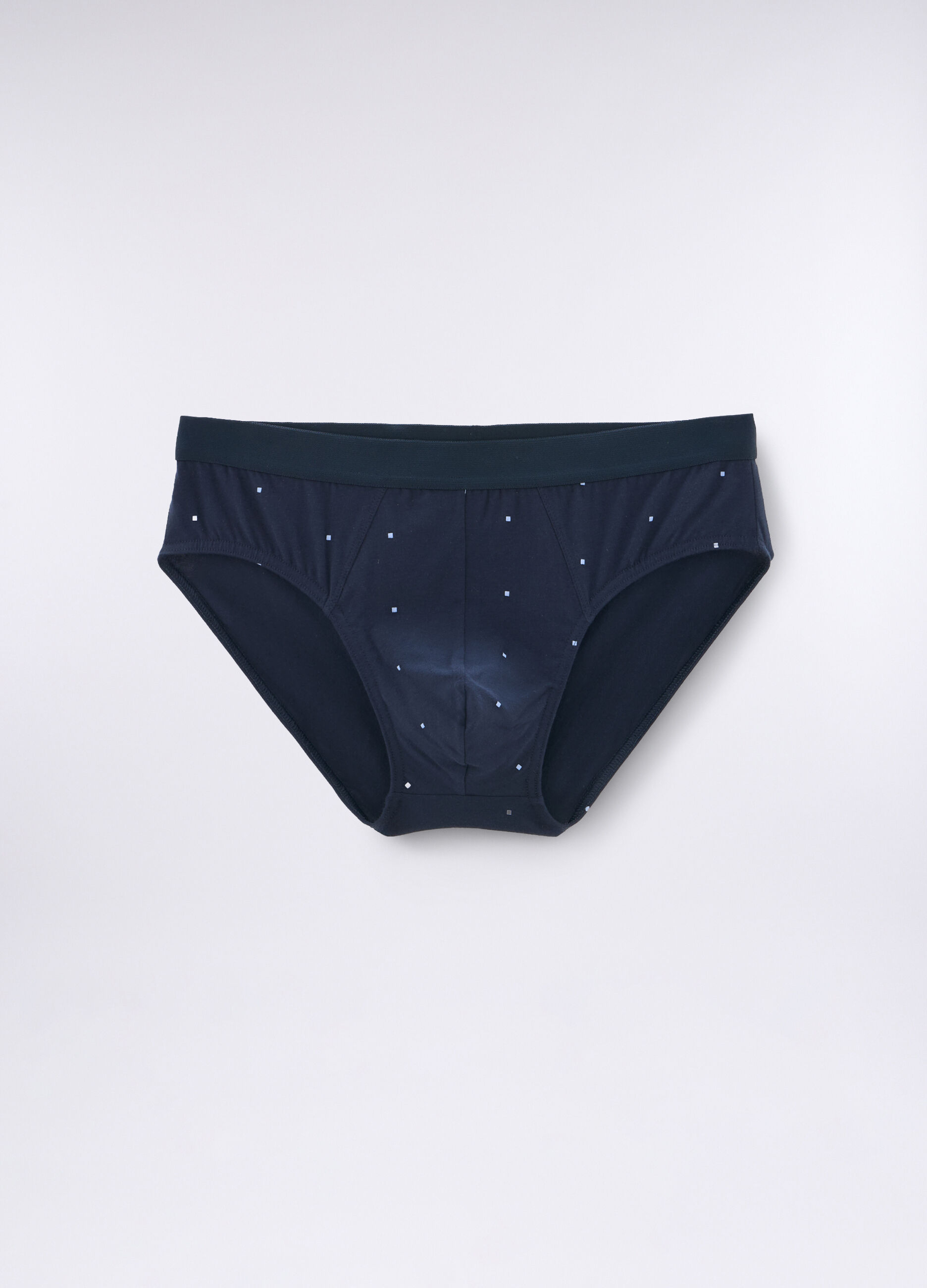 3 pack slip in cotone stretch a pois uomo_1