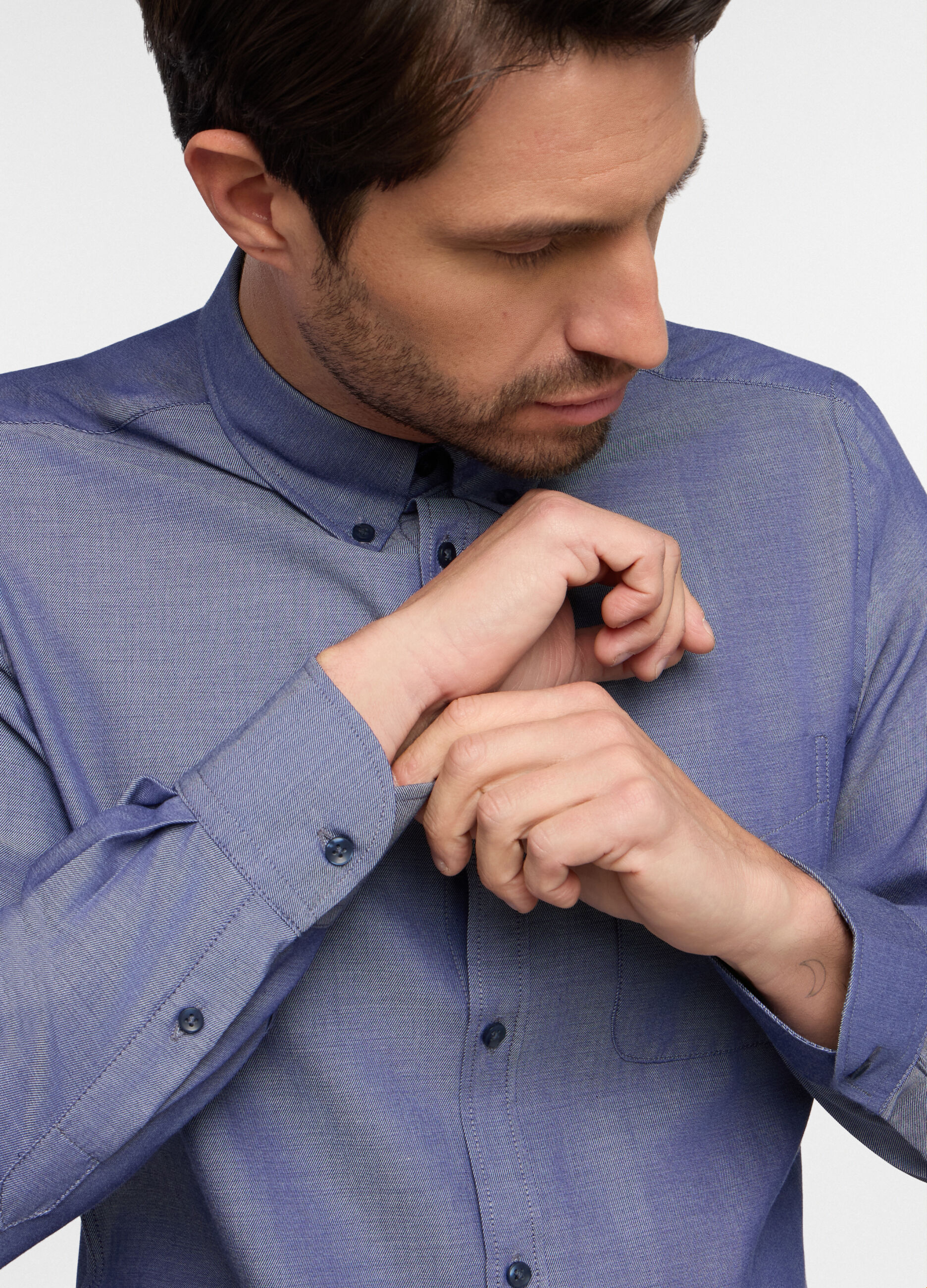 Camicia regular fit colletto button down uomo_2