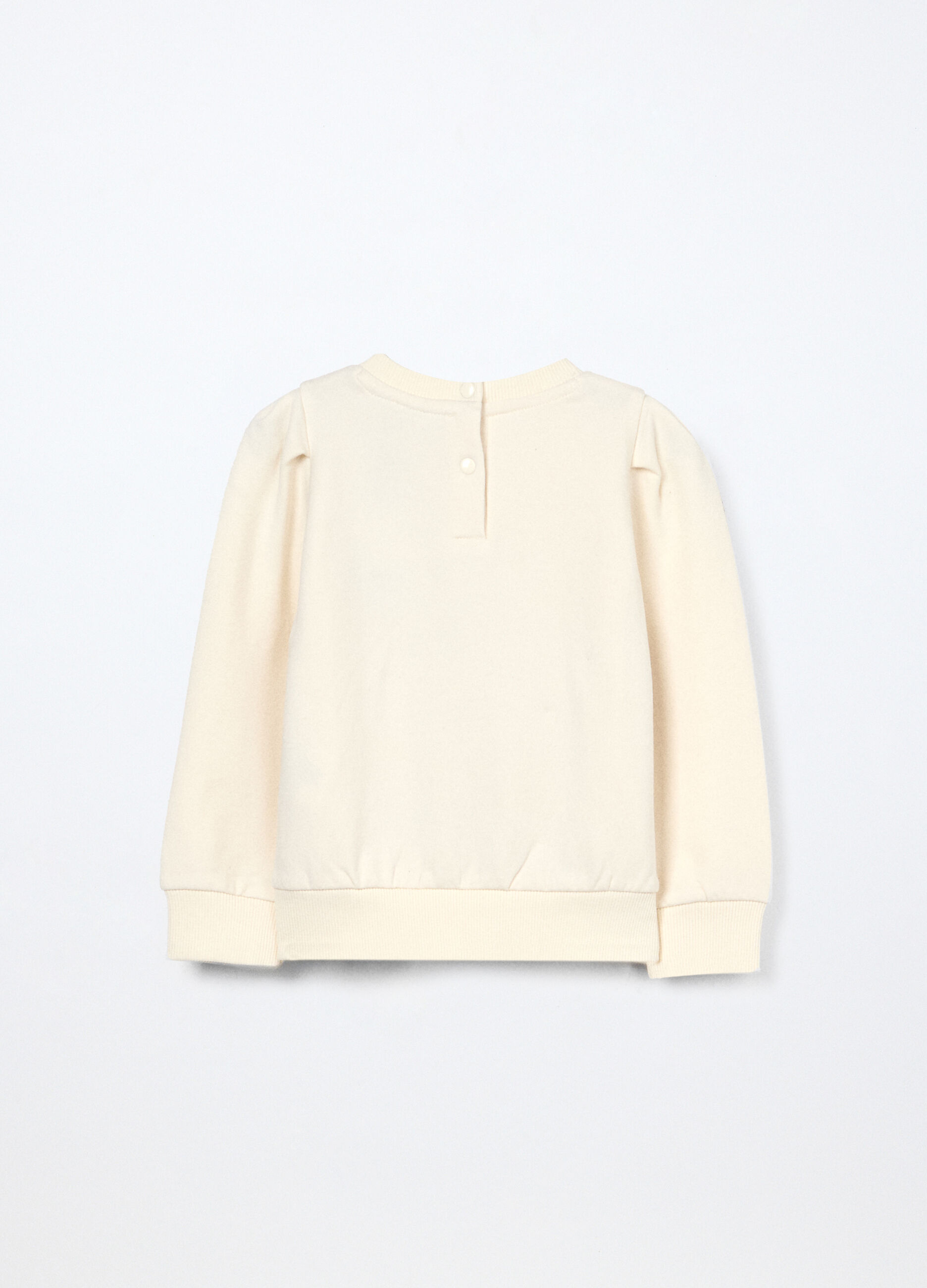 Felpa in cotone stretch neonata_1