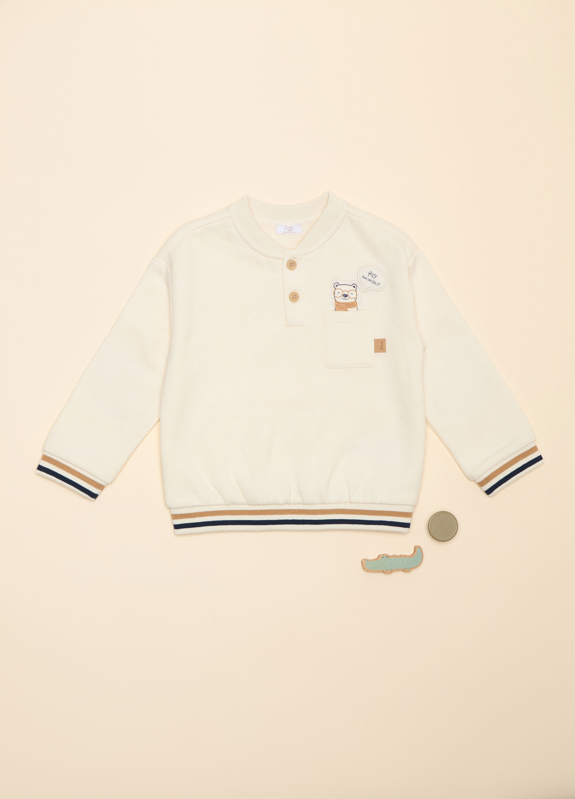 Felpa in misto cotone_0