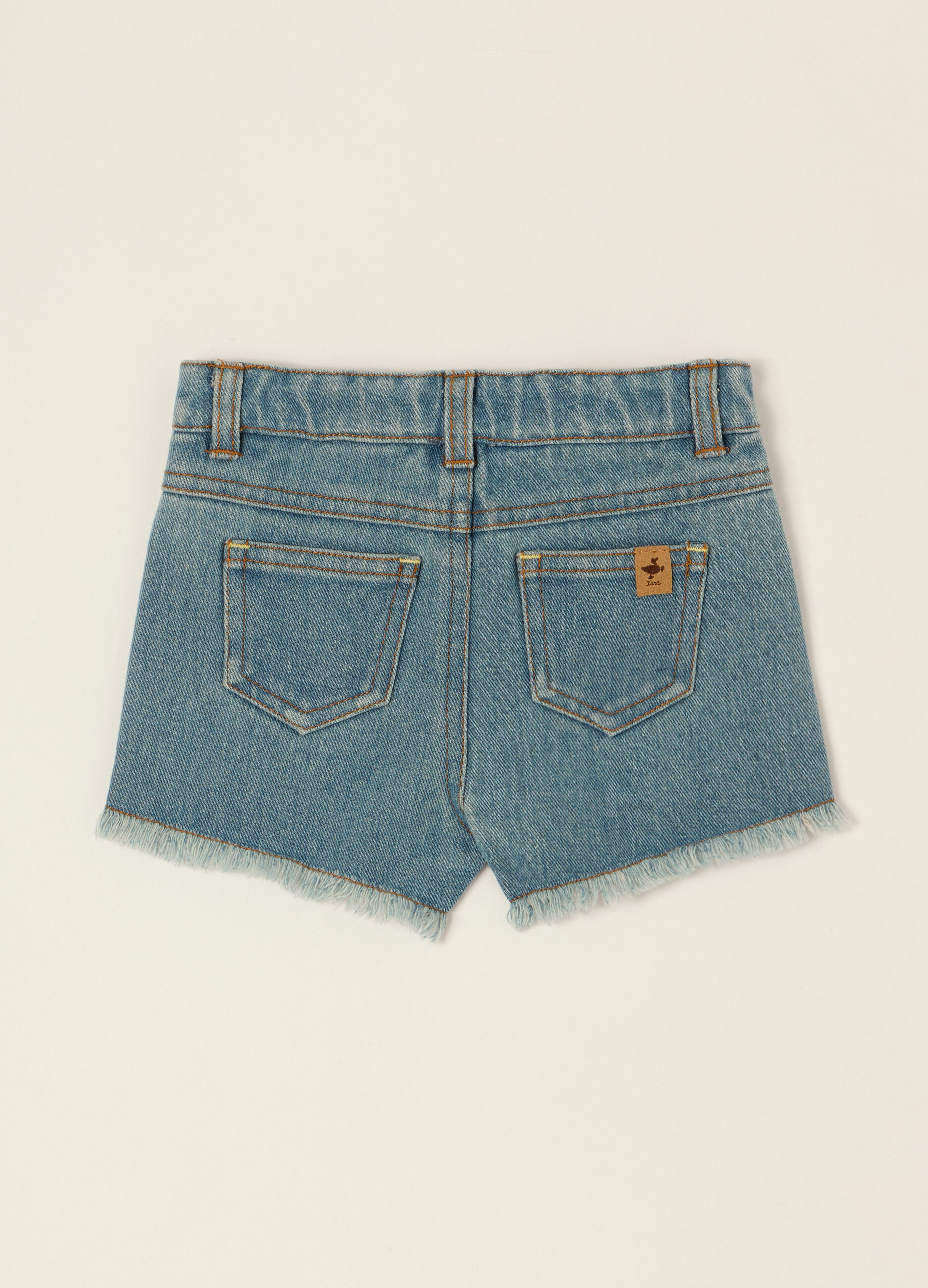 Shorts in viscosa misto cotone IANA_1