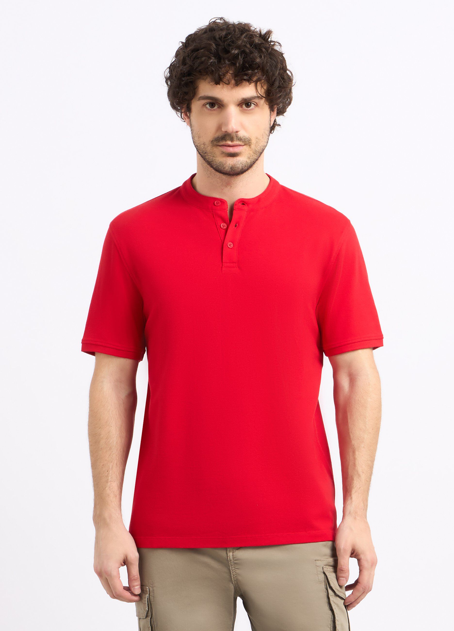Polo in puro cotone uomo_0