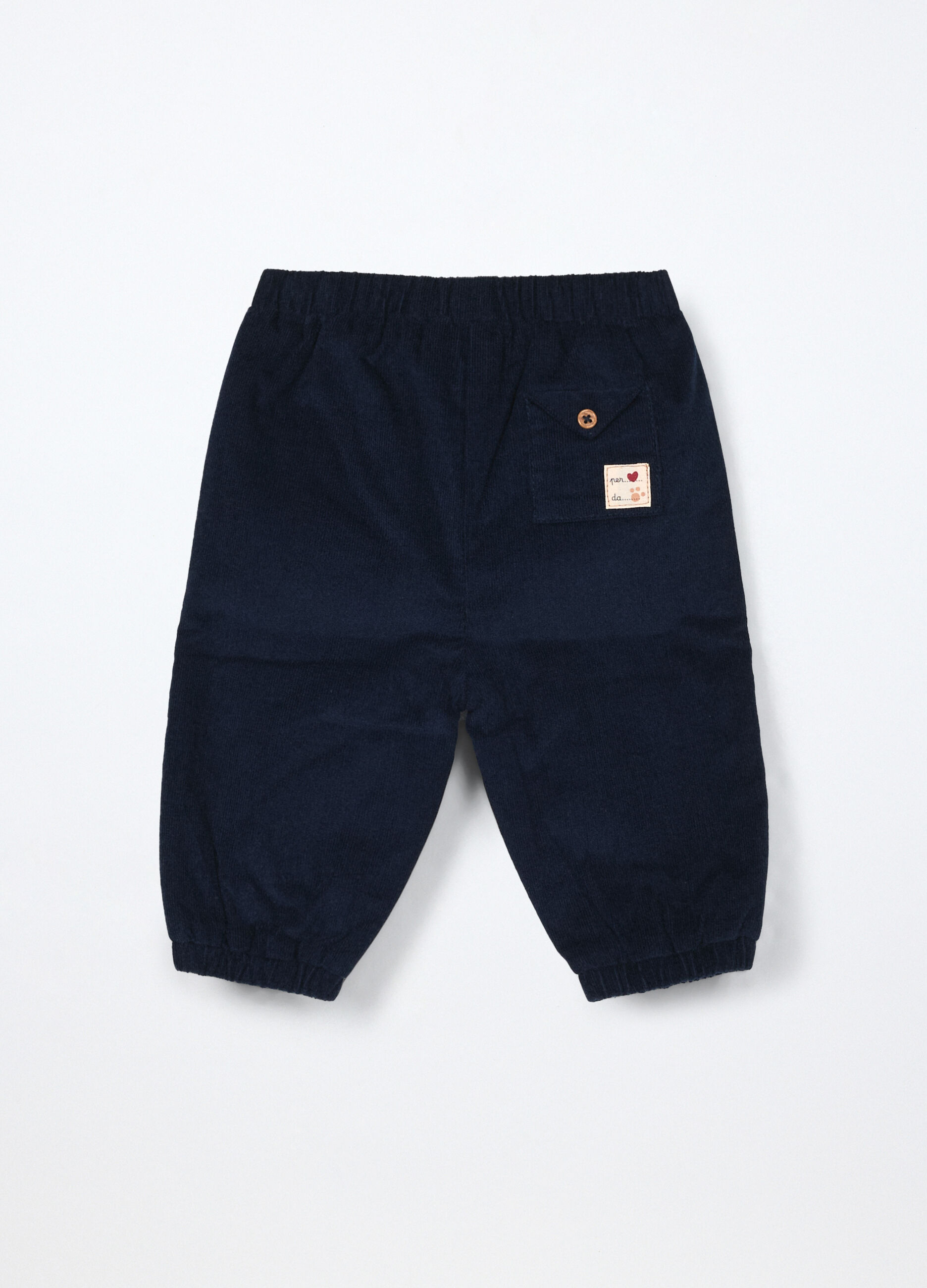 Pantaloni in puro cotone neonato_1