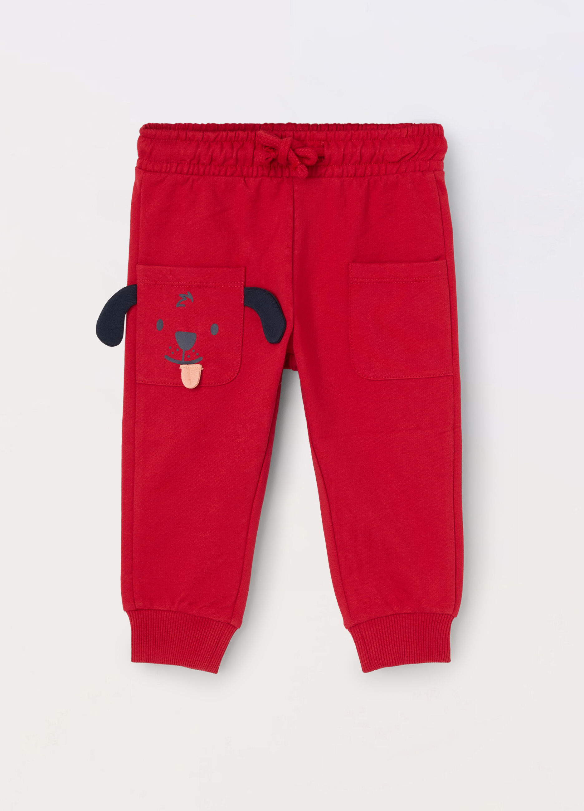Joggers in french terry di puro cotone neonato_0