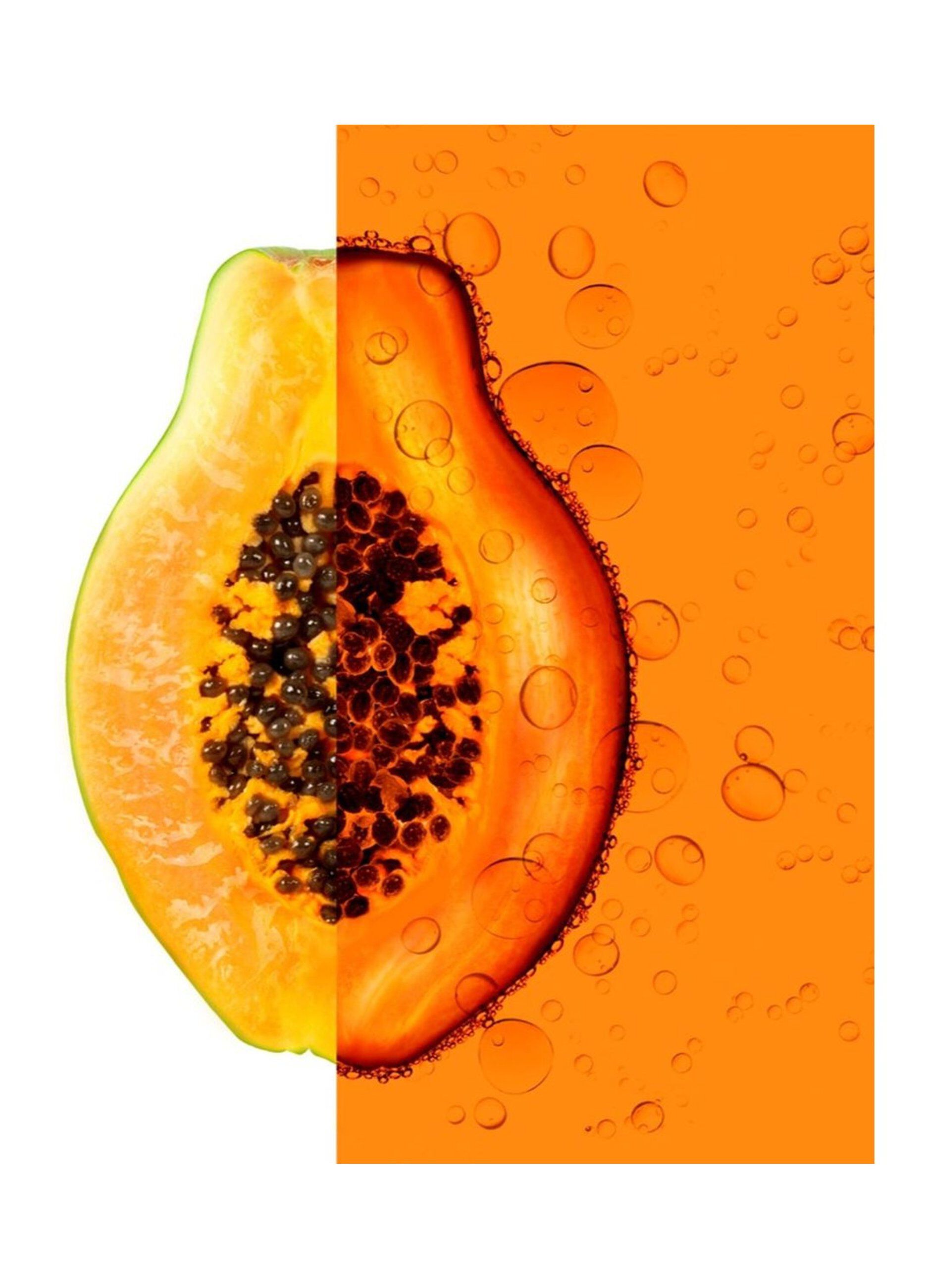Garnier Shampoo Riparatore Fructis Hair Food, Shampoo riparatore alla papaya per capelli danneggiati, 350 ml._3