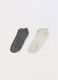 Pack 2 calze corte in misto cotone donna_0