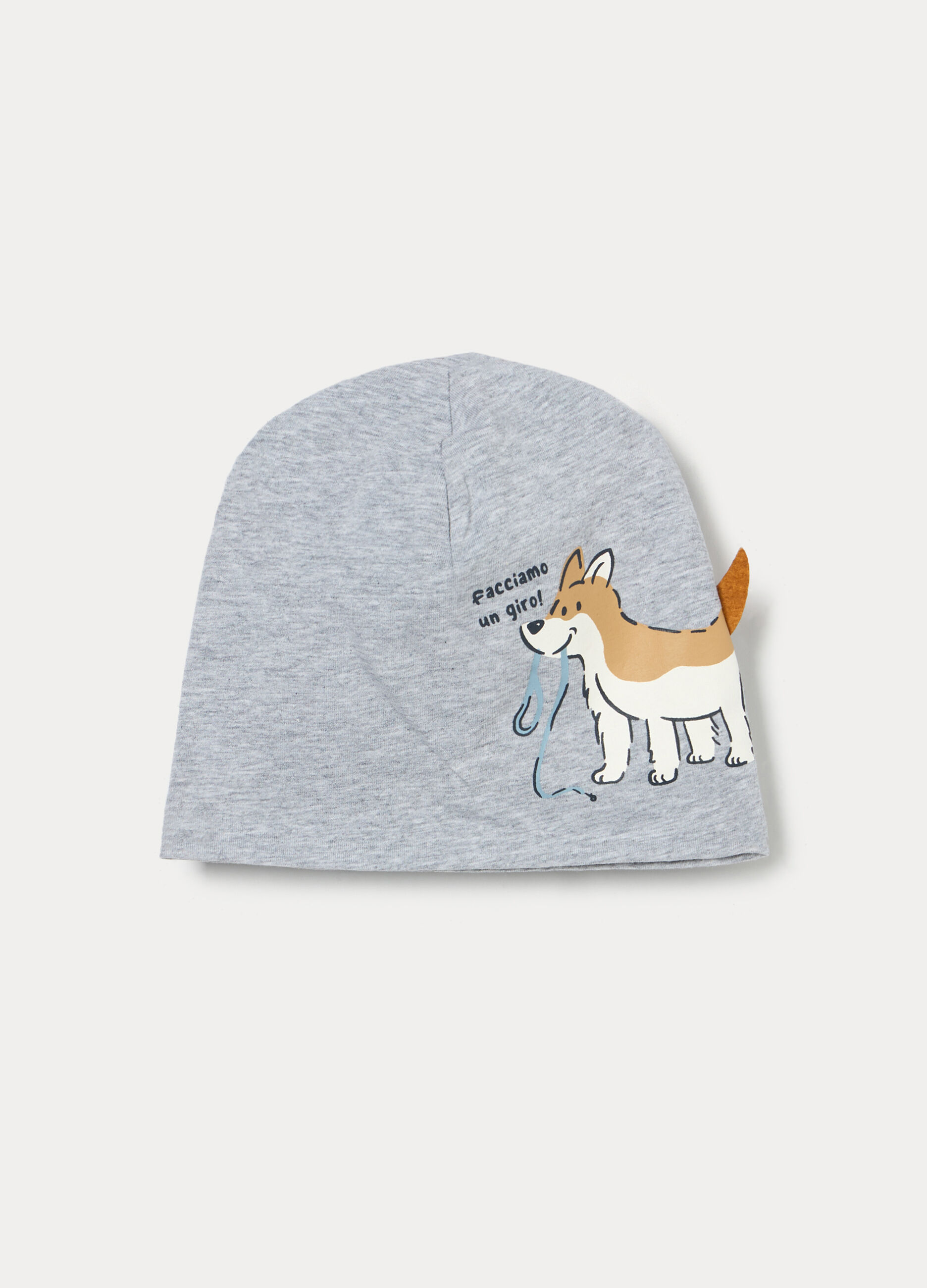 Berretto in jersey di cotone stretch neonato_0