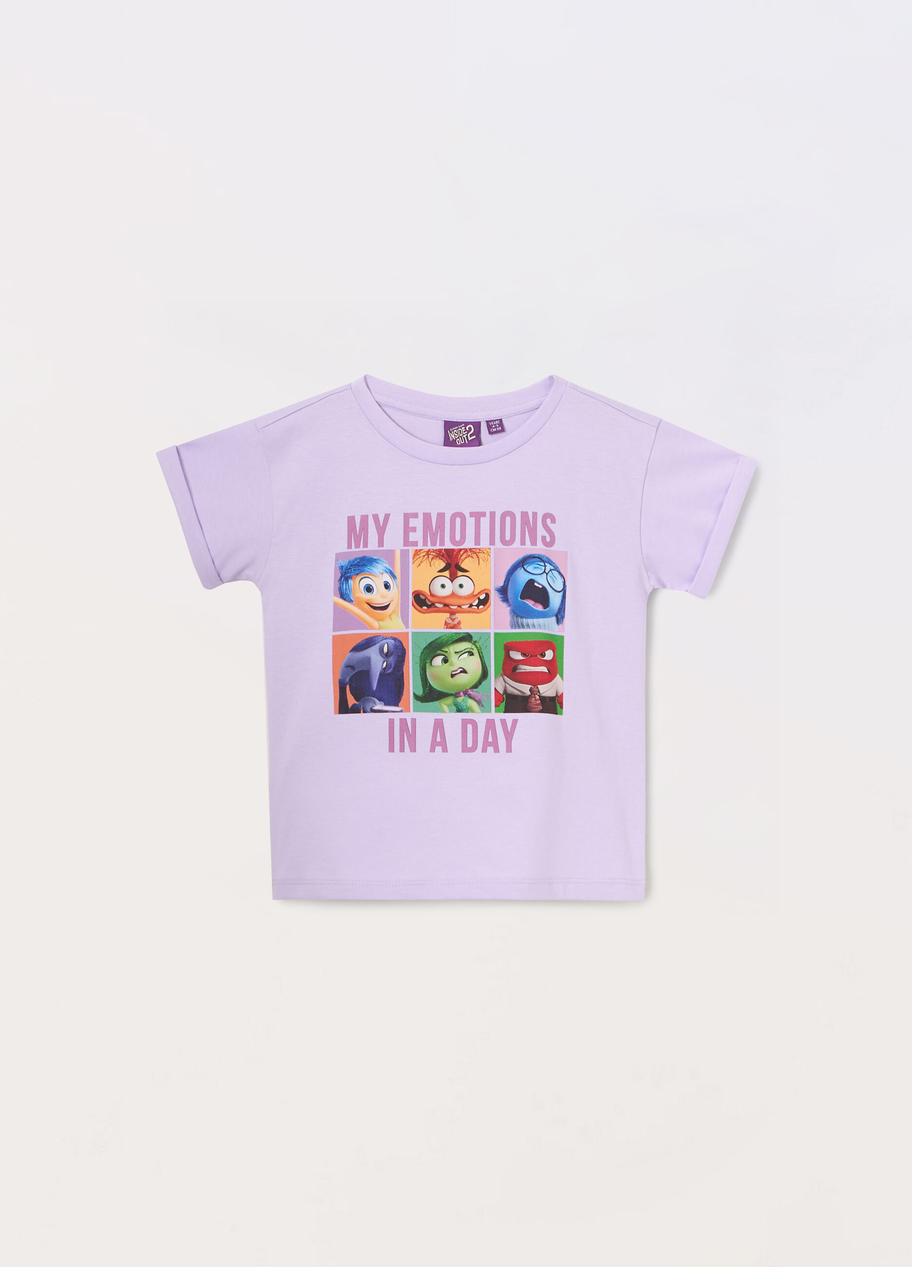 T-shirt Inside Out in puro cotone bambina