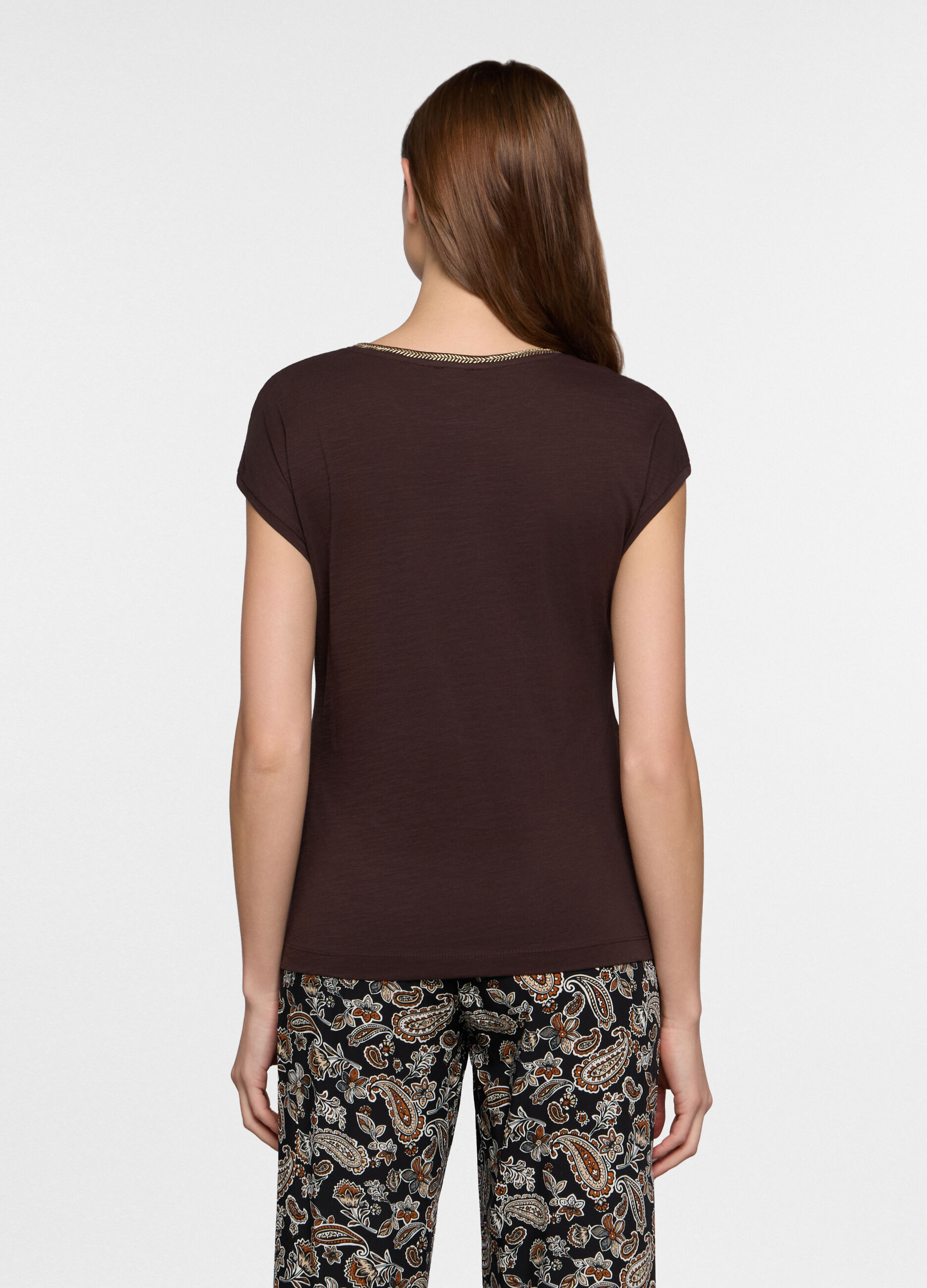 T-shirt girocollo donna_1