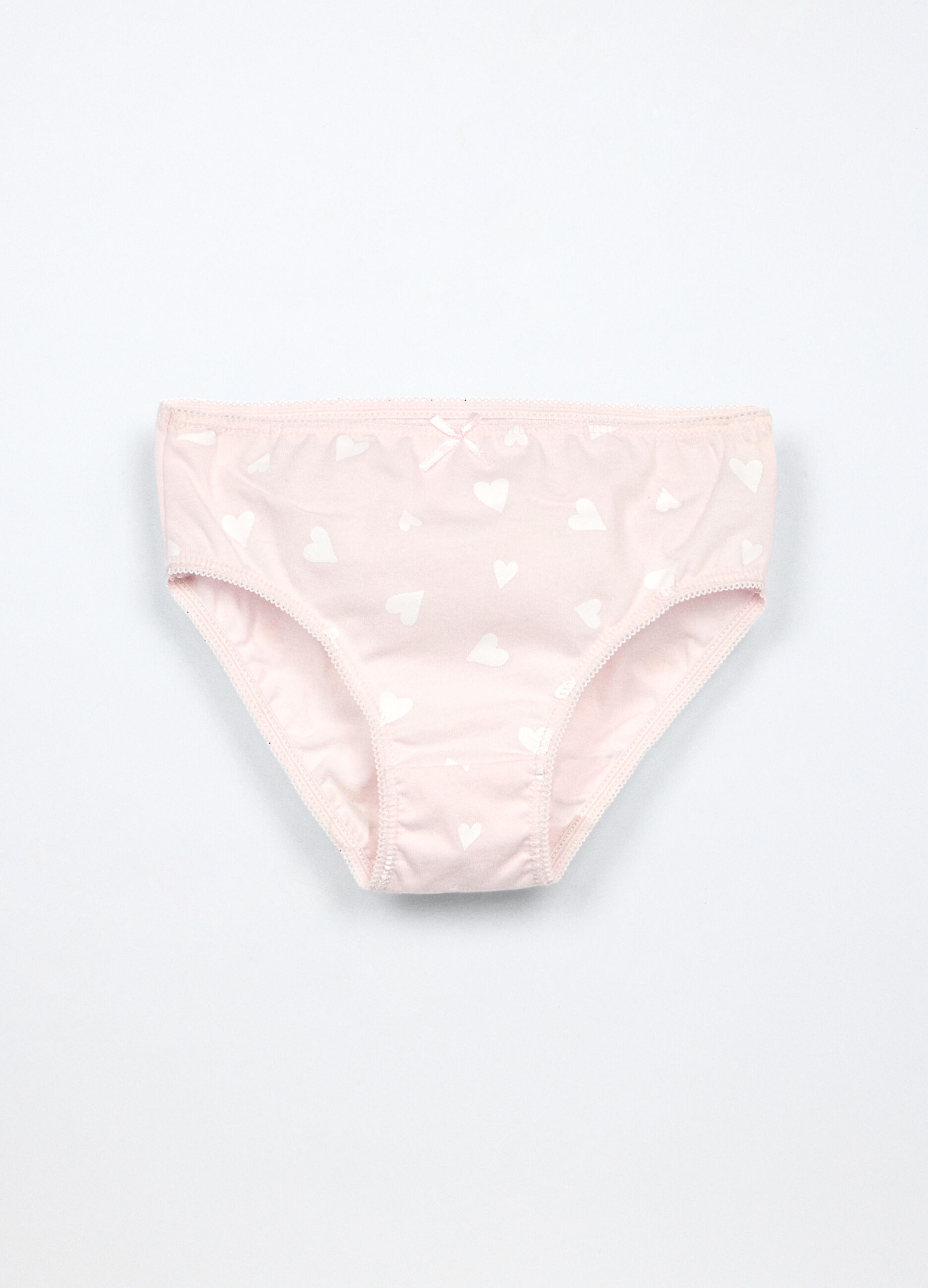 Pack 5 slip in jersey di puro cotone bambina_1