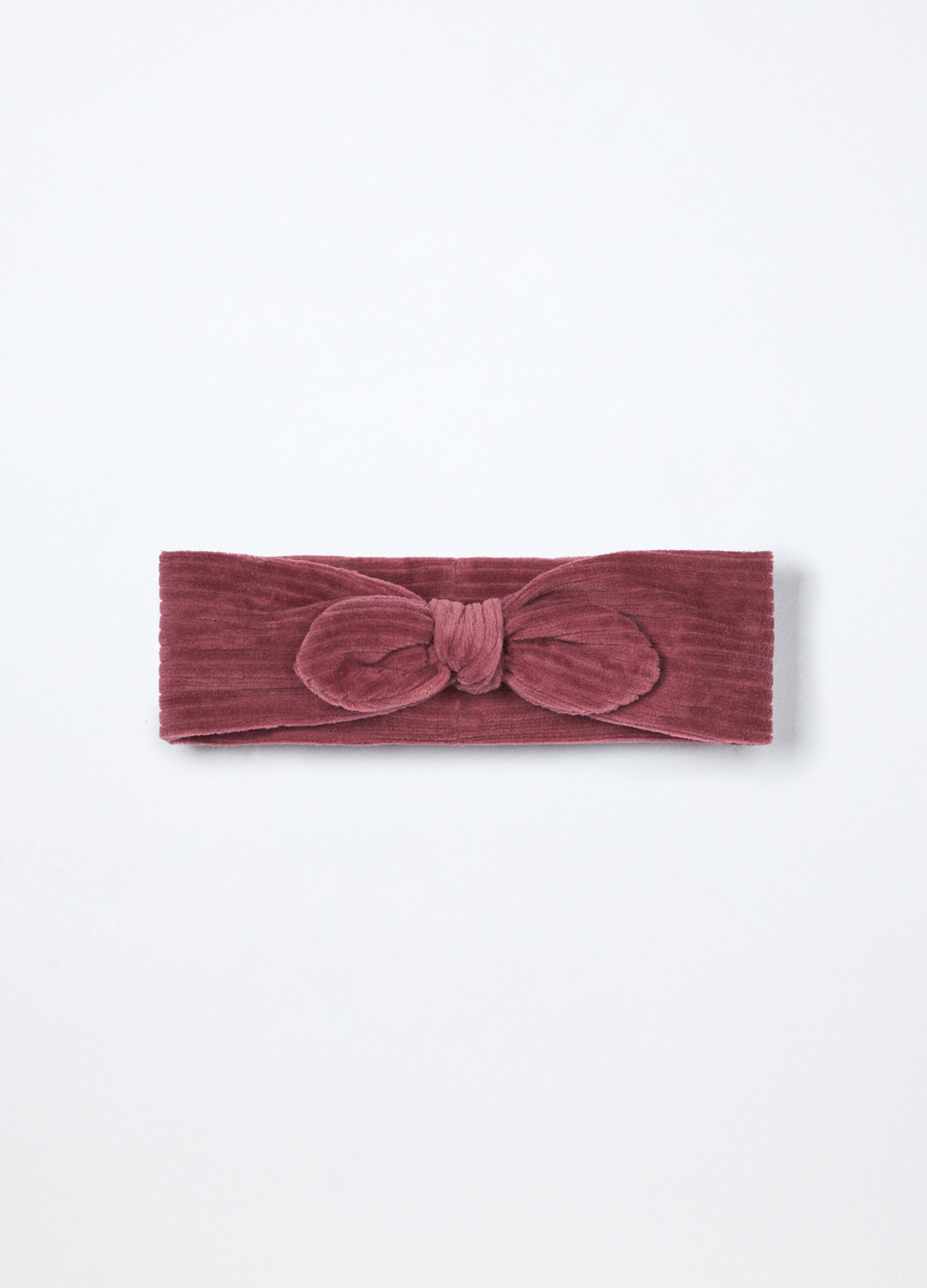 Fascetta misto cotone velour neonata_0