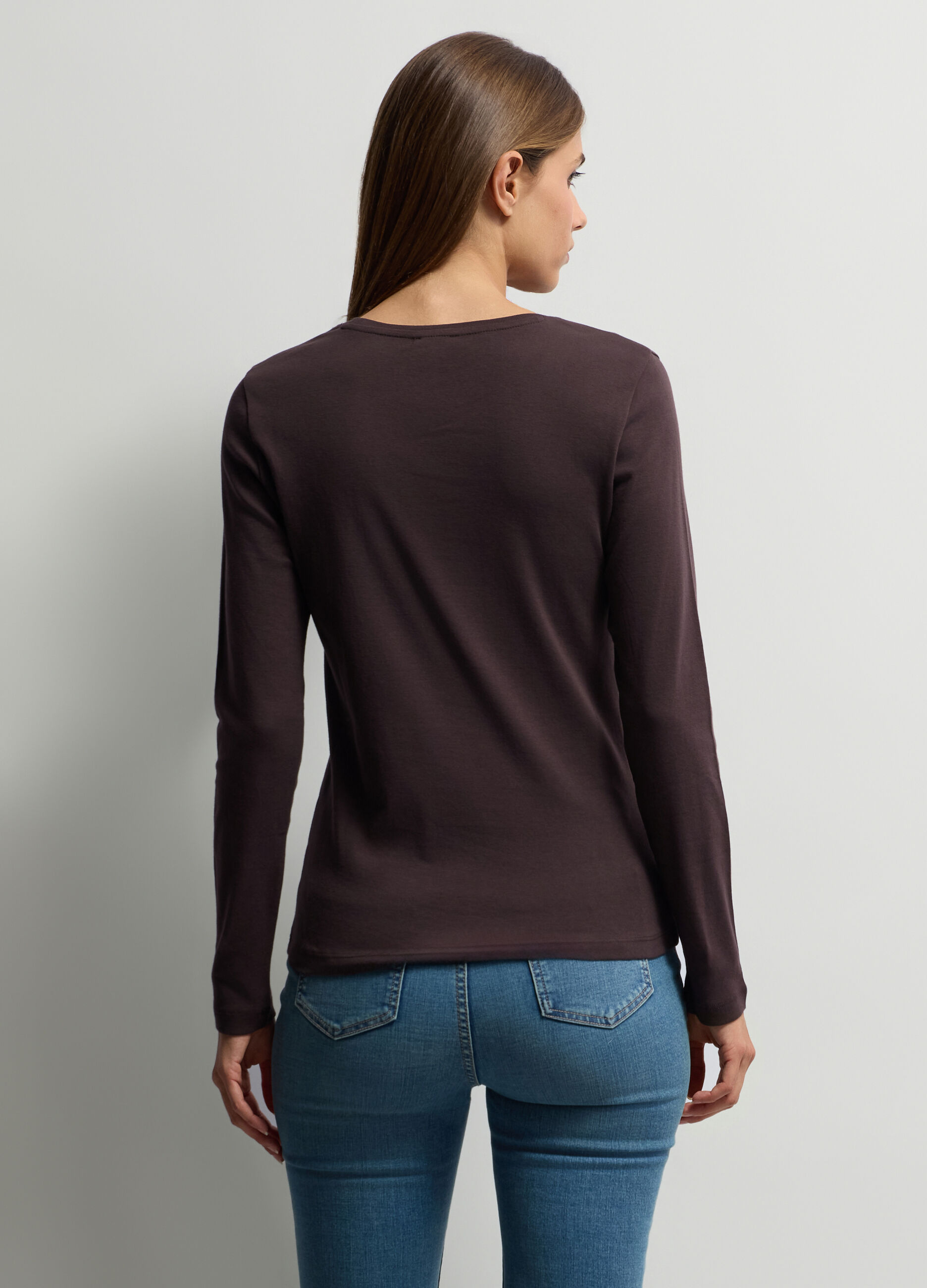 T-shirt girocollo donna_1